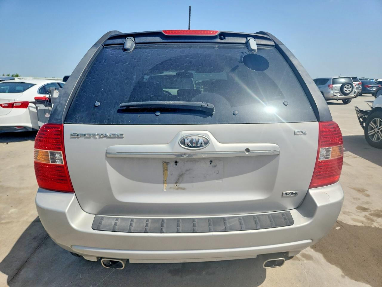 2007 Kia Sportage Lx Silver vin: KNDJF723777304740
