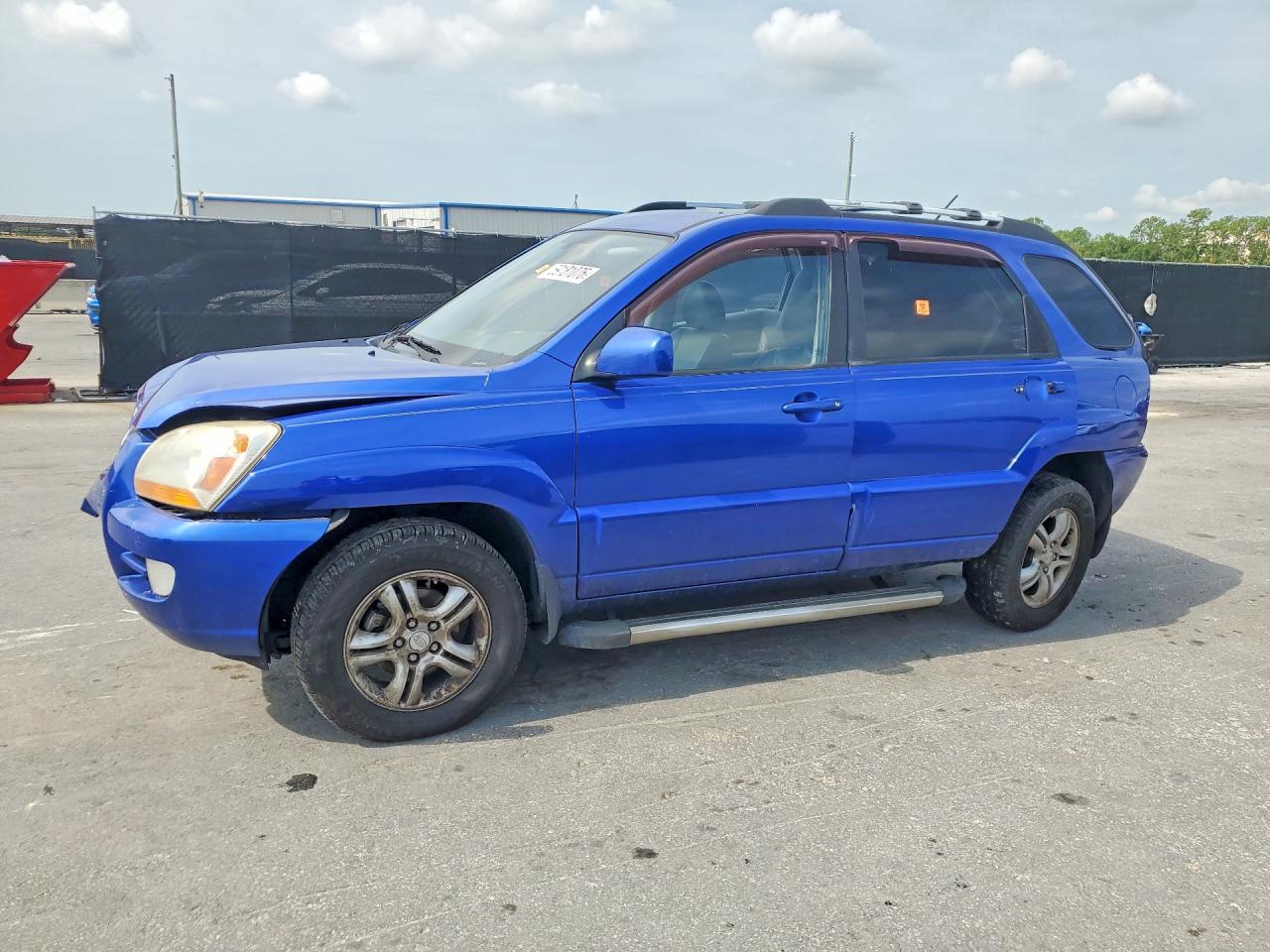 2008 Kia Sportage Lx Blue vin: KNDJF723787527233