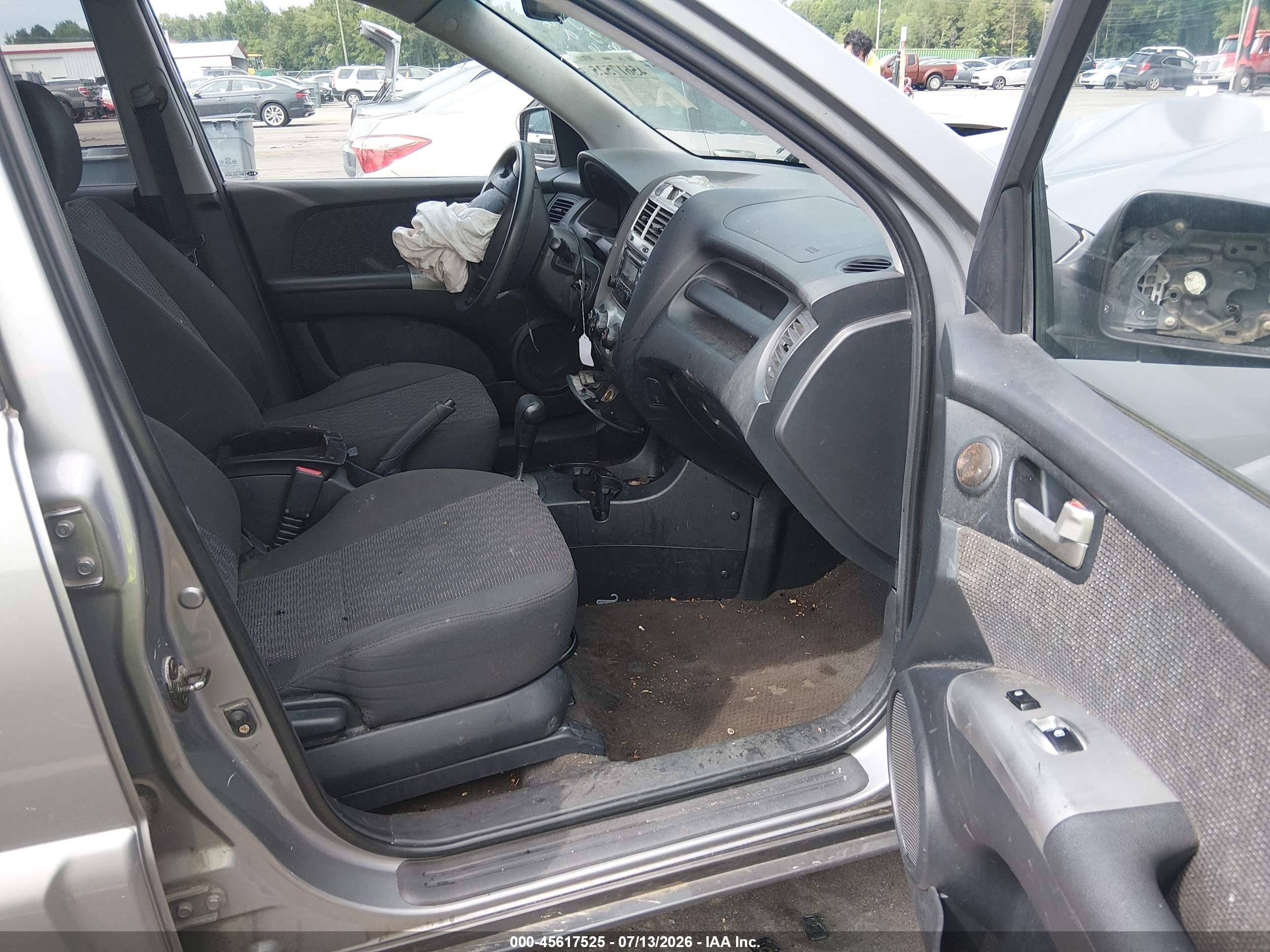 2005 Kia Sportage Ex V6/lx V6 Gray vin: KNDJF723857055698