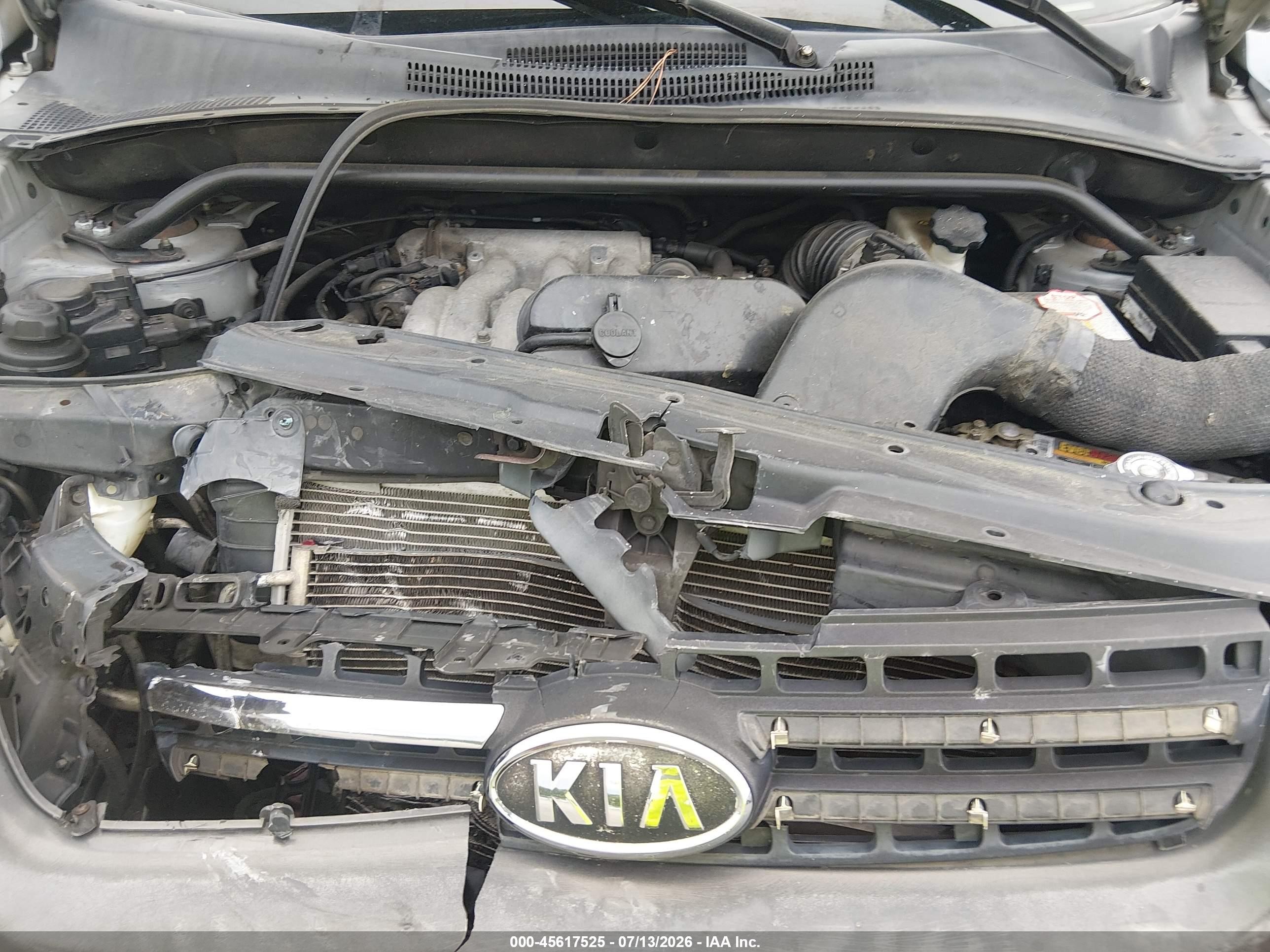 2005 Kia Sportage Ex V6/lx V6 Gray vin: KNDJF723857055698