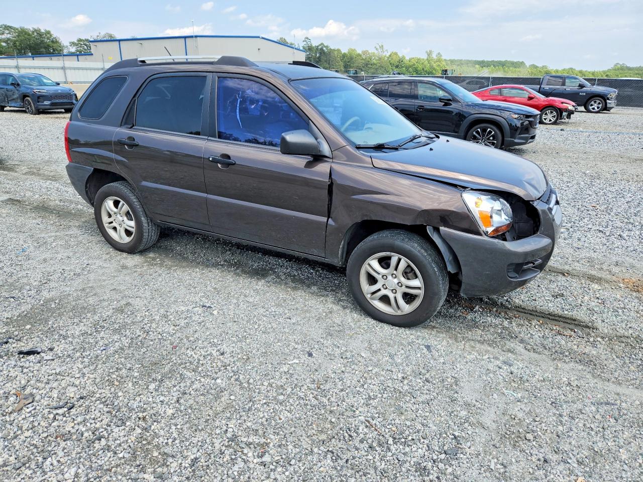2006 Kia Sportage Lx Brown vin: KNDJF723867182825