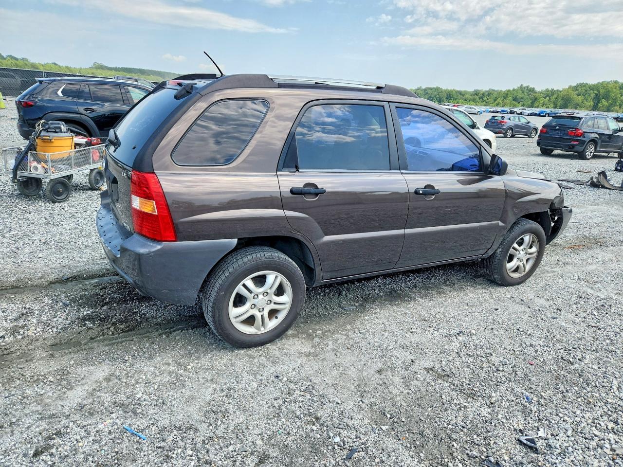 2006 Kia Sportage Lx Brown vin: KNDJF723867182825