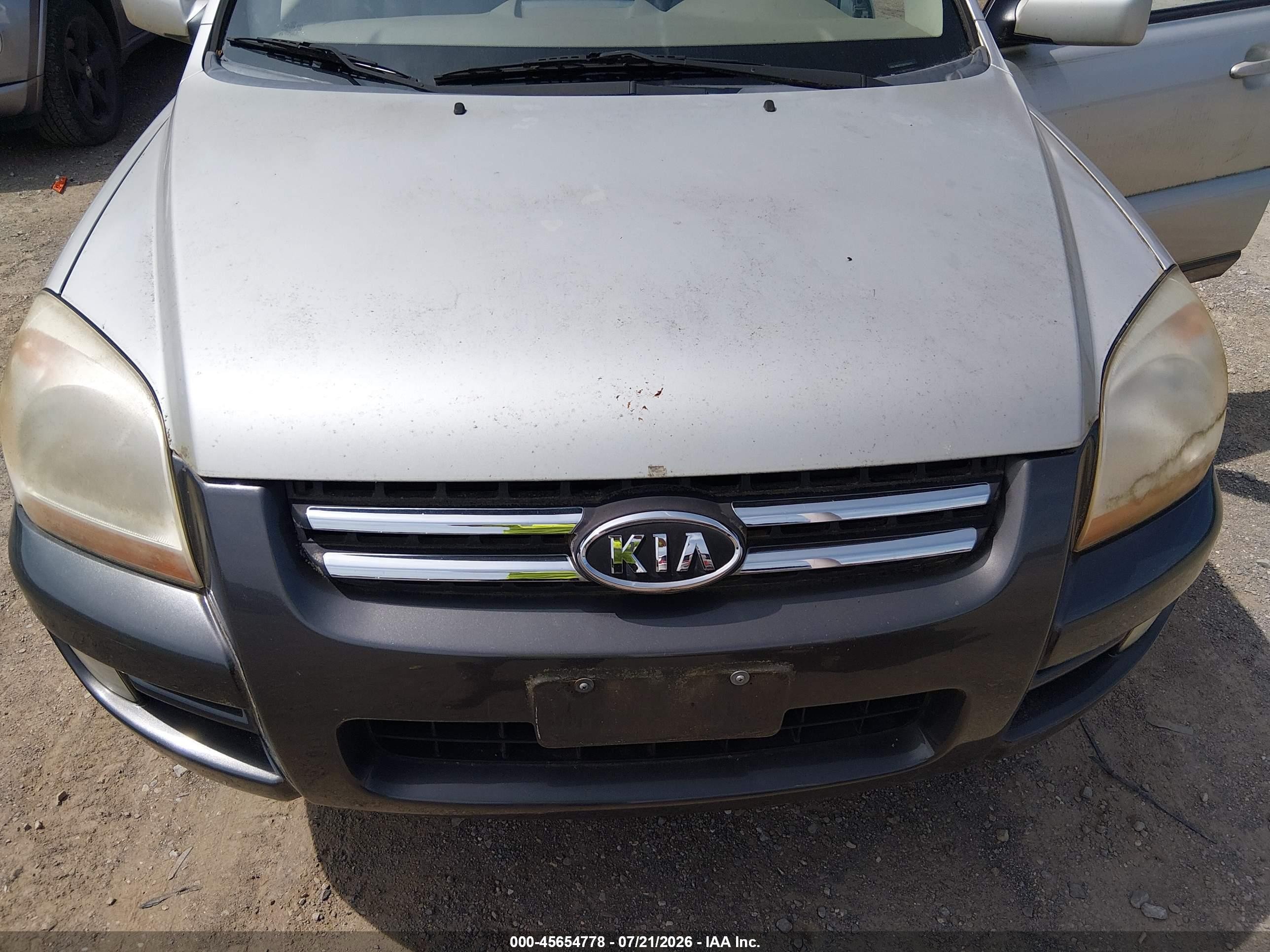 2006 Kia Sportage Ex V6/lx V6 Золотой vin: KNDJF723867244711