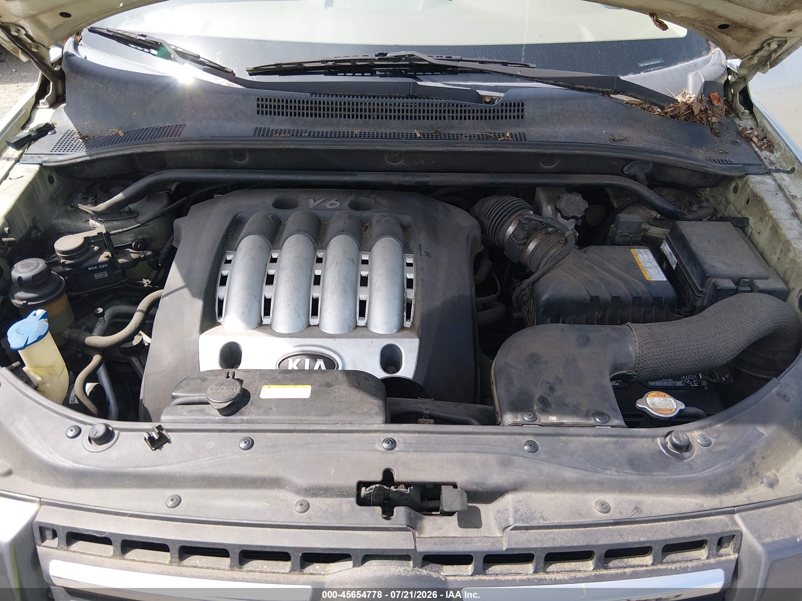 2006 Kia Sportage Ex V6/lx V6 Золотой vin: KNDJF723867244711
