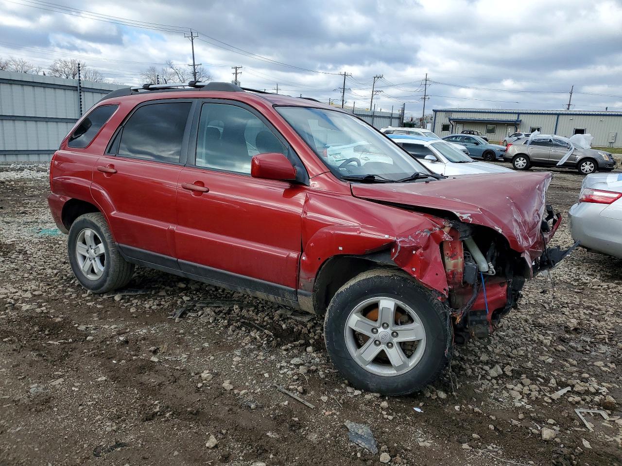 2009 Kia Sportage Lx Красный vin: KNDJF723897594098