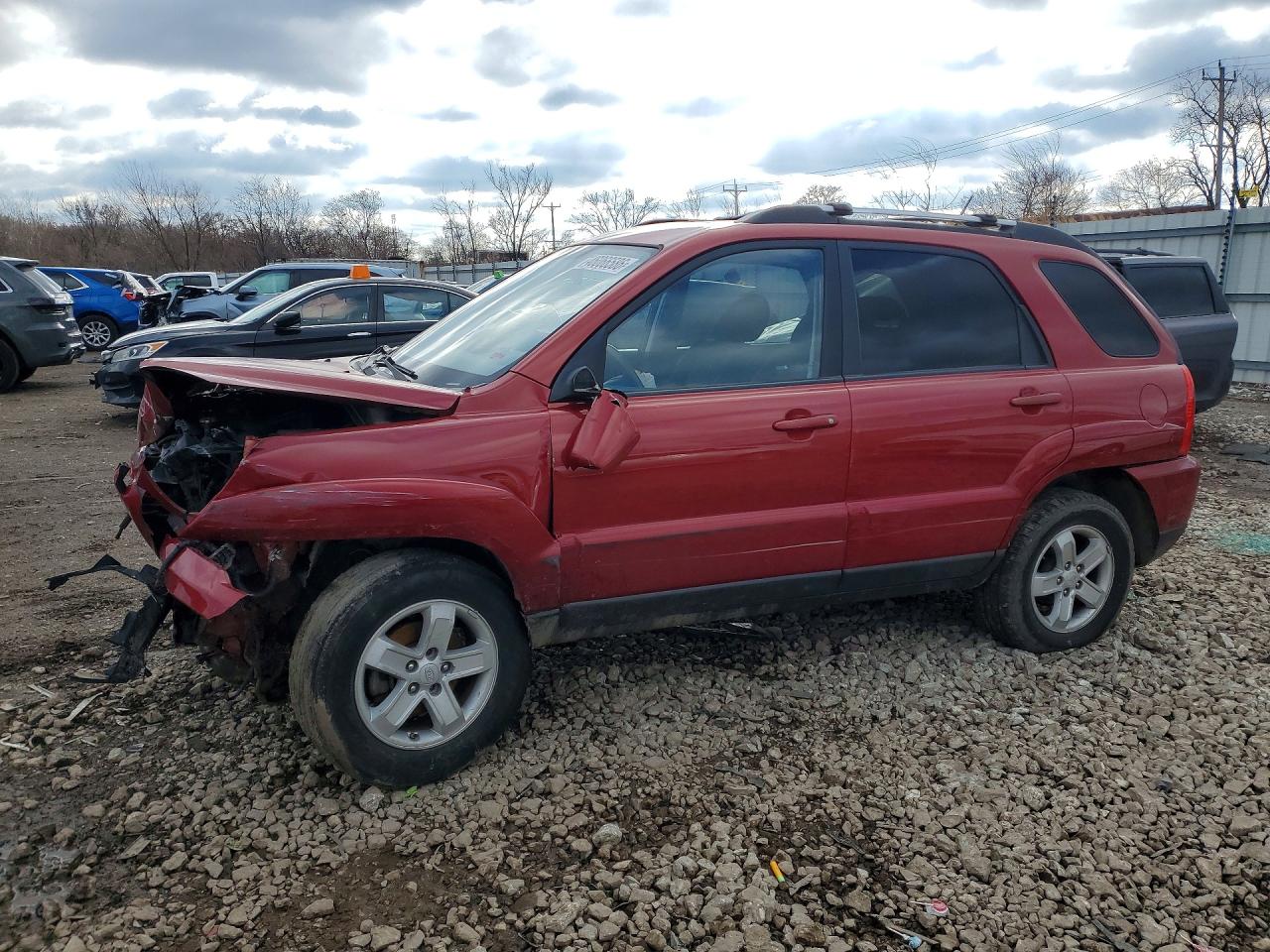 2009 Kia Sportage Lx Красный vin: KNDJF723897594098