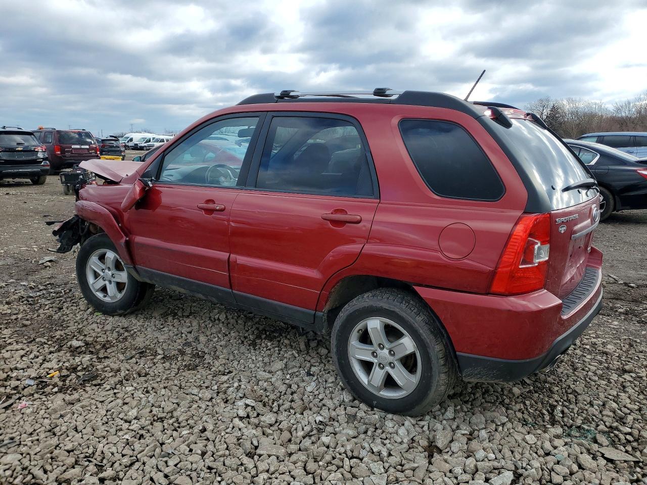 2009 Kia Sportage Lx Красный vin: KNDJF723897594098