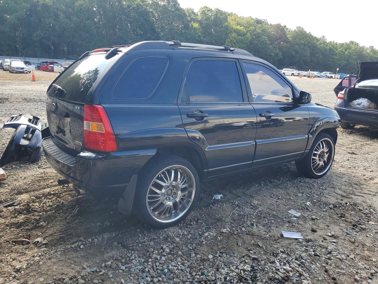 2005 Kia Sportage Lx Black vin: KNDJF723957115570