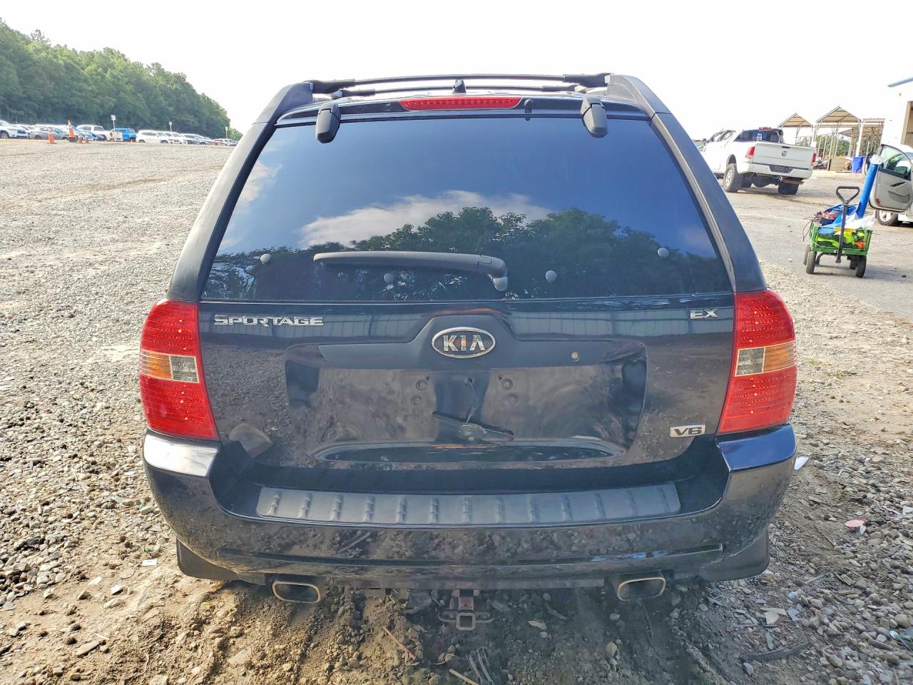 2005 Kia Sportage Lx Black vin: KNDJF723957115570