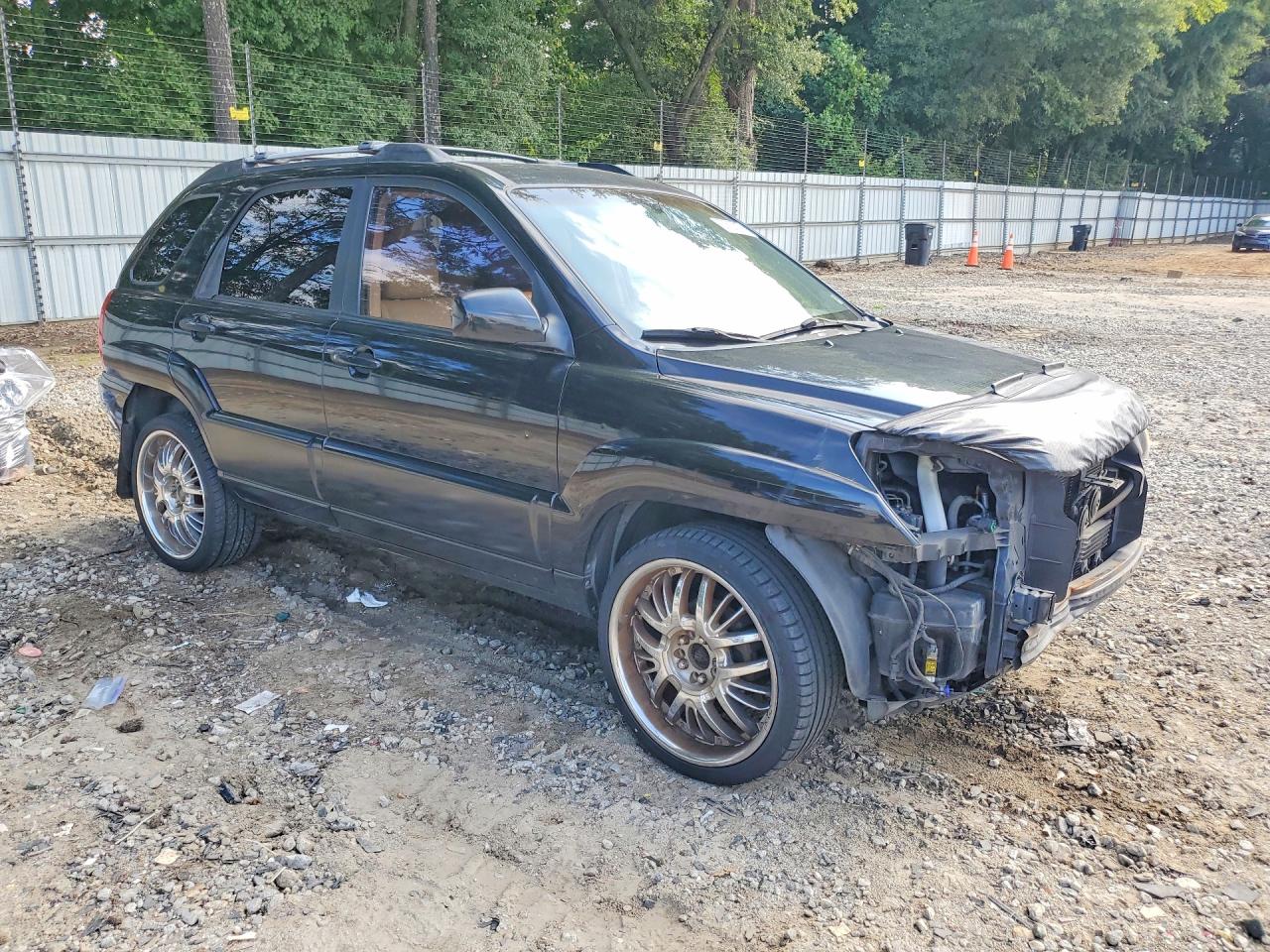 2005 Kia Sportage Lx Black vin: KNDJF723957115570