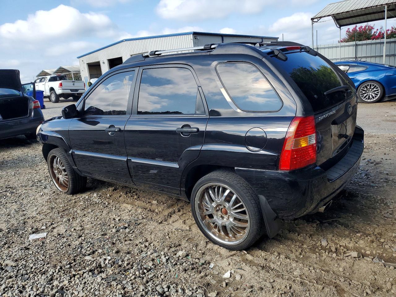 2005 Kia Sportage Lx Black vin: KNDJF723957115570