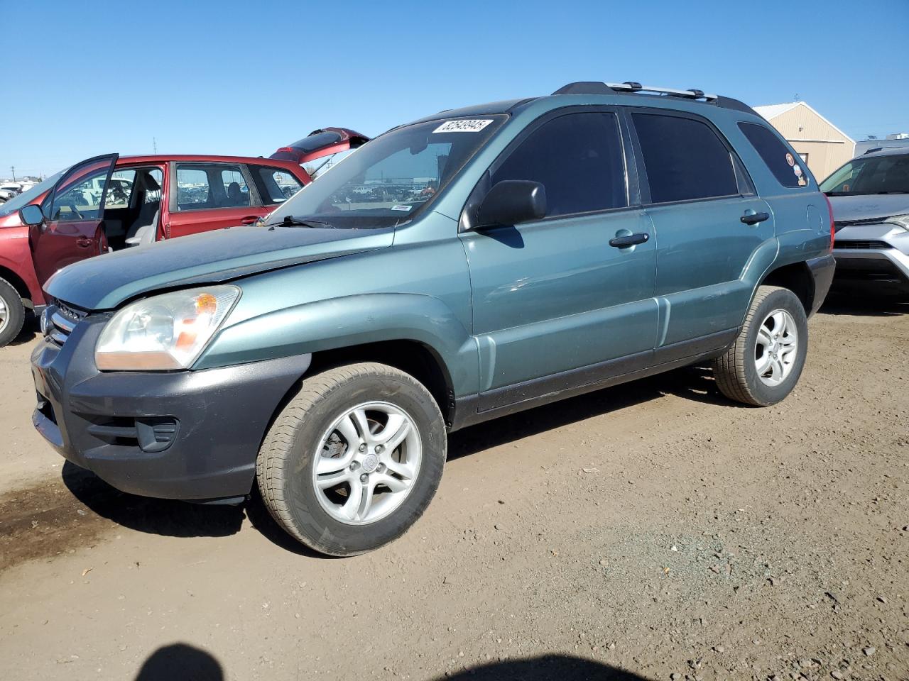 2005 Kia New Sportage Gray vin: KNDJF723957124219