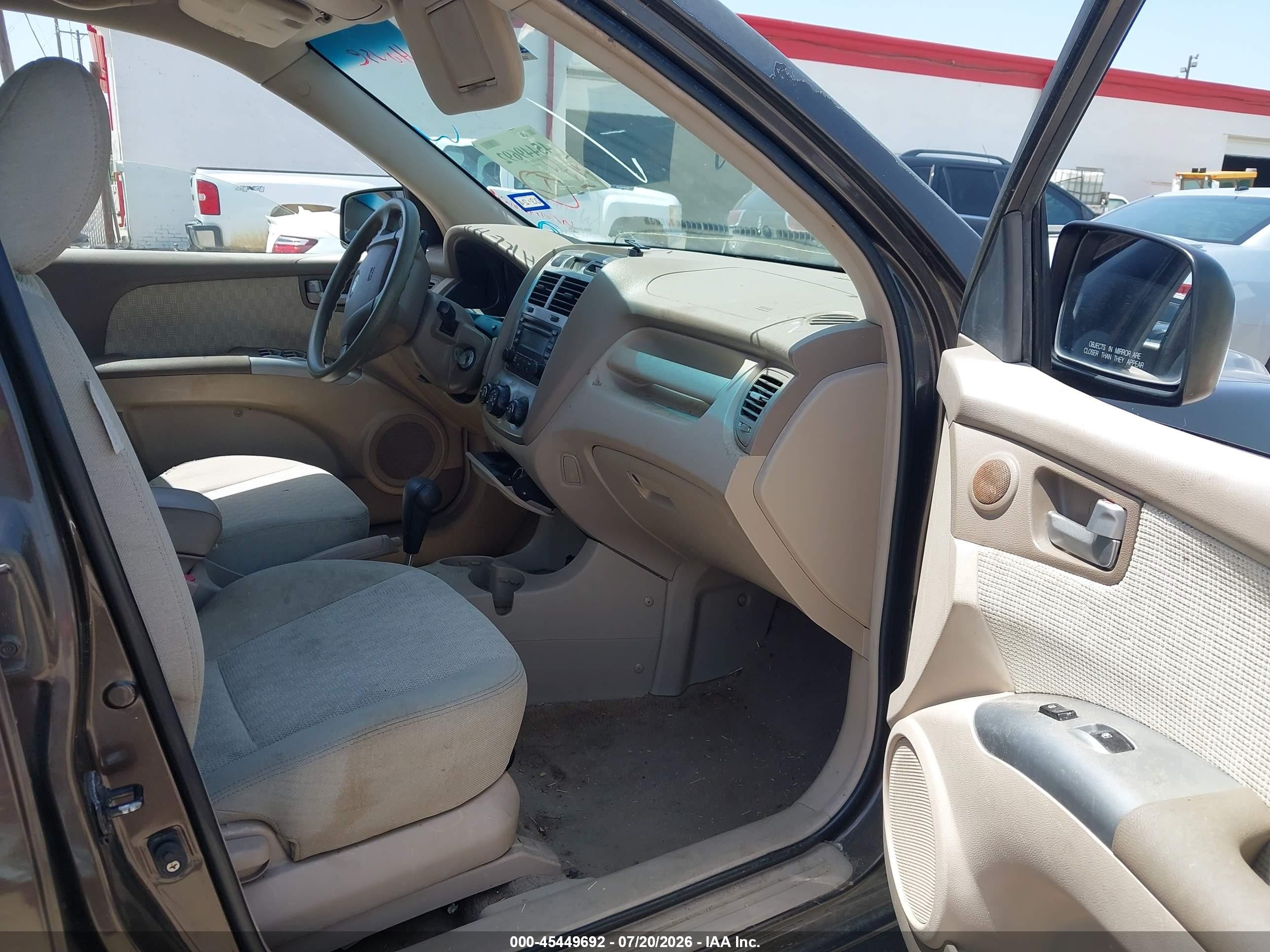 2006 Kia Sportage Ex V6/lx V6 Brown vin: KNDJF723967141488