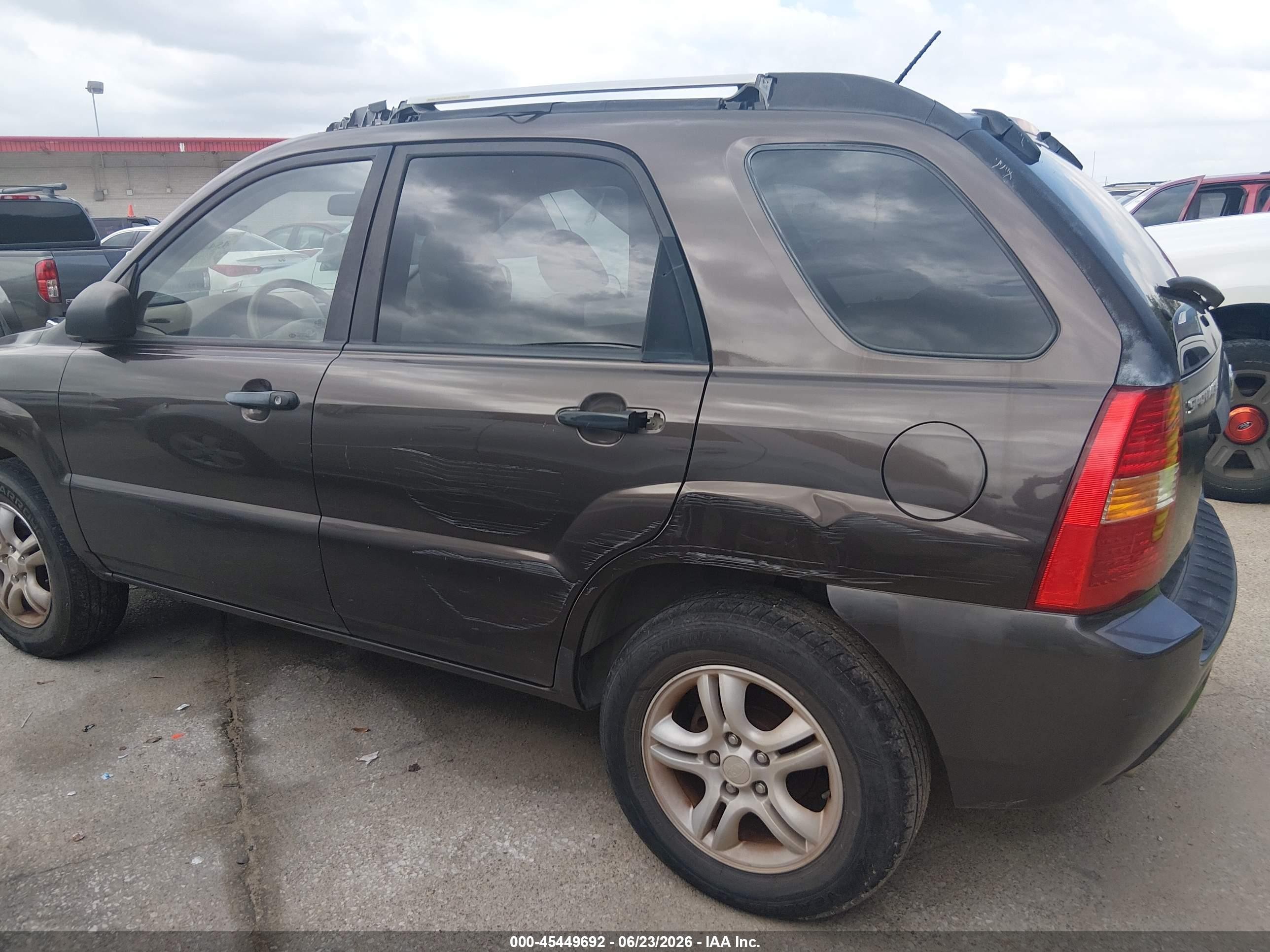 2006 Kia Sportage Ex V6/lx V6 Brown vin: KNDJF723967141488