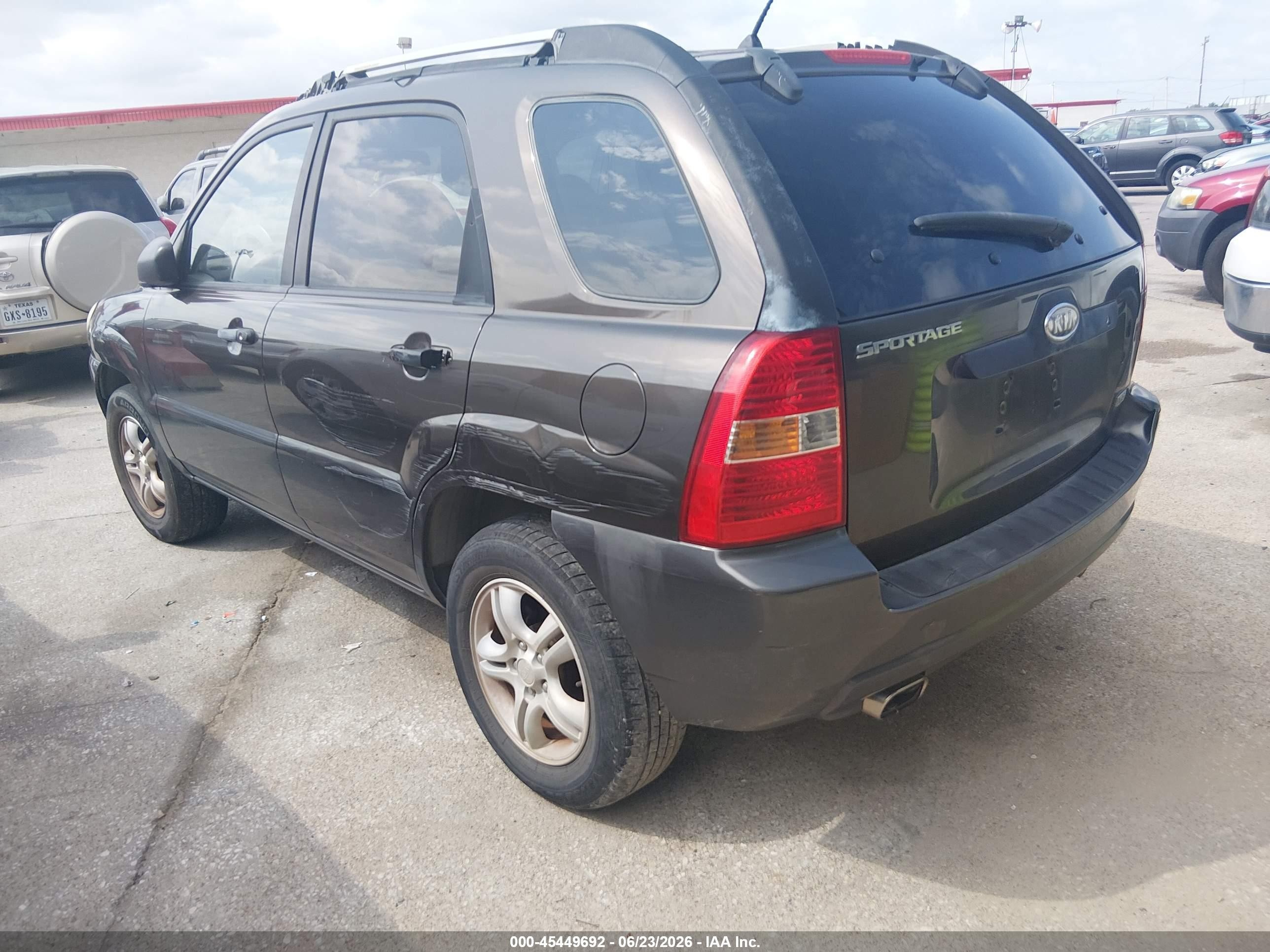 2006 Kia Sportage Ex V6/lx V6 Brown vin: KNDJF723967141488