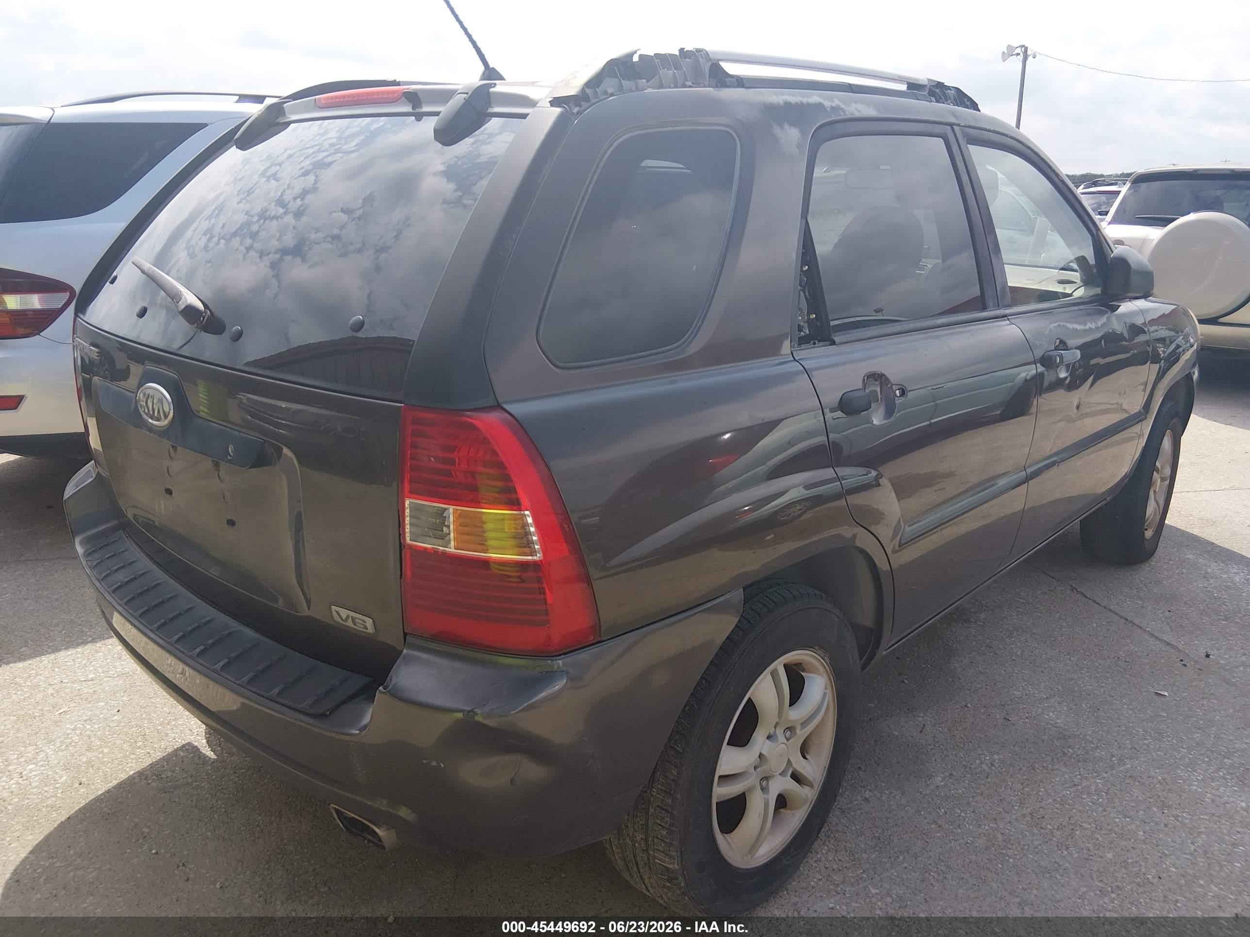 2006 Kia Sportage Ex V6/lx V6 Brown vin: KNDJF723967141488