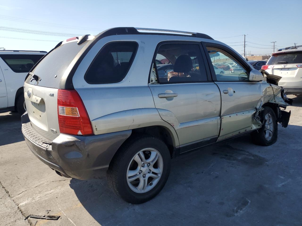 2006 Kia New Sportage Silver vin: KNDJF723967155388