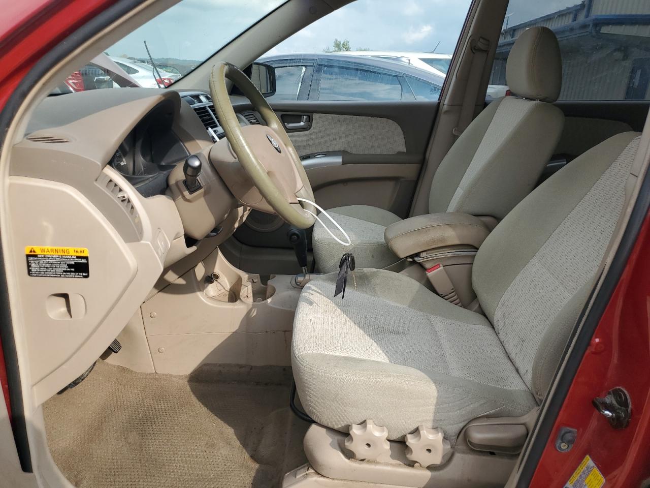 2005 Kia New Sportage Бордовый vin: KNDJF723X57099492