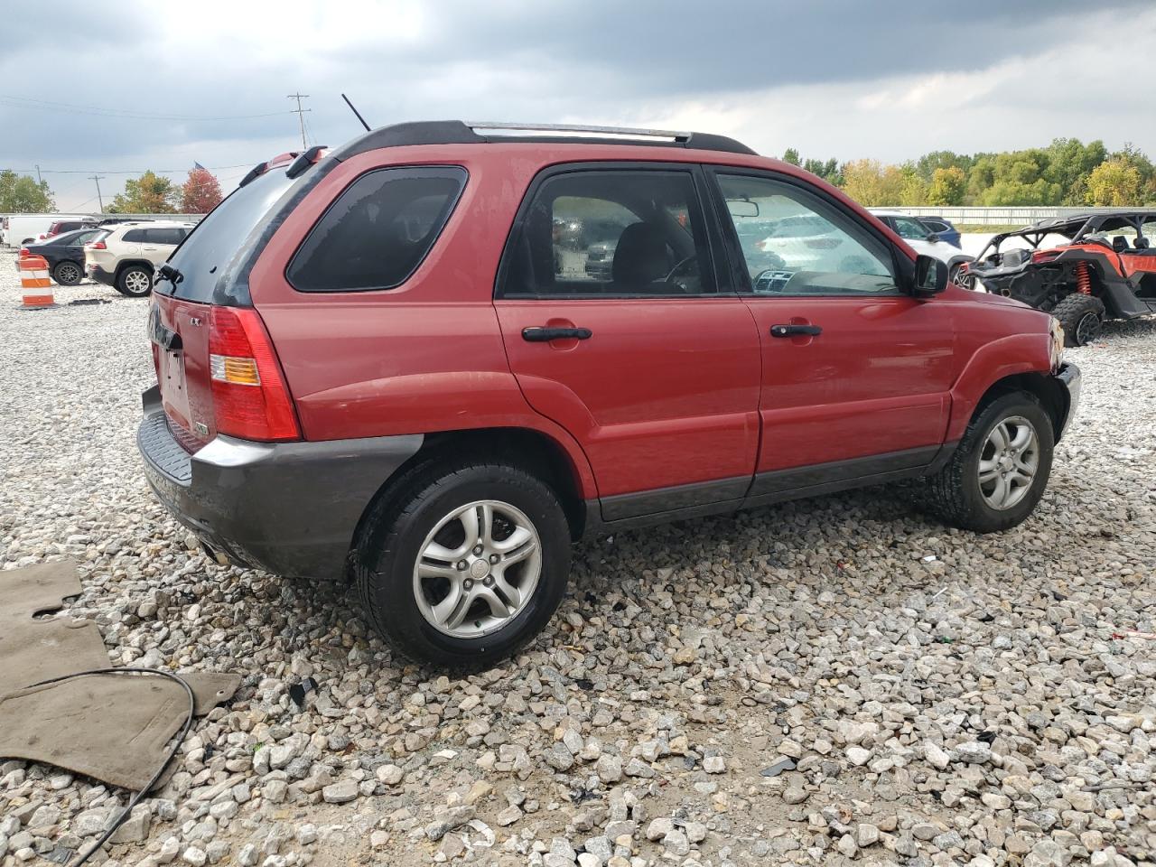 2005 Kia New Sportage Бордовый vin: KNDJF723X57099492