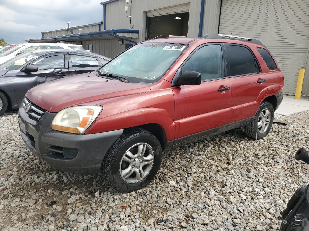 2005 Kia New Sportage Бордовый vin: KNDJF723X57099492