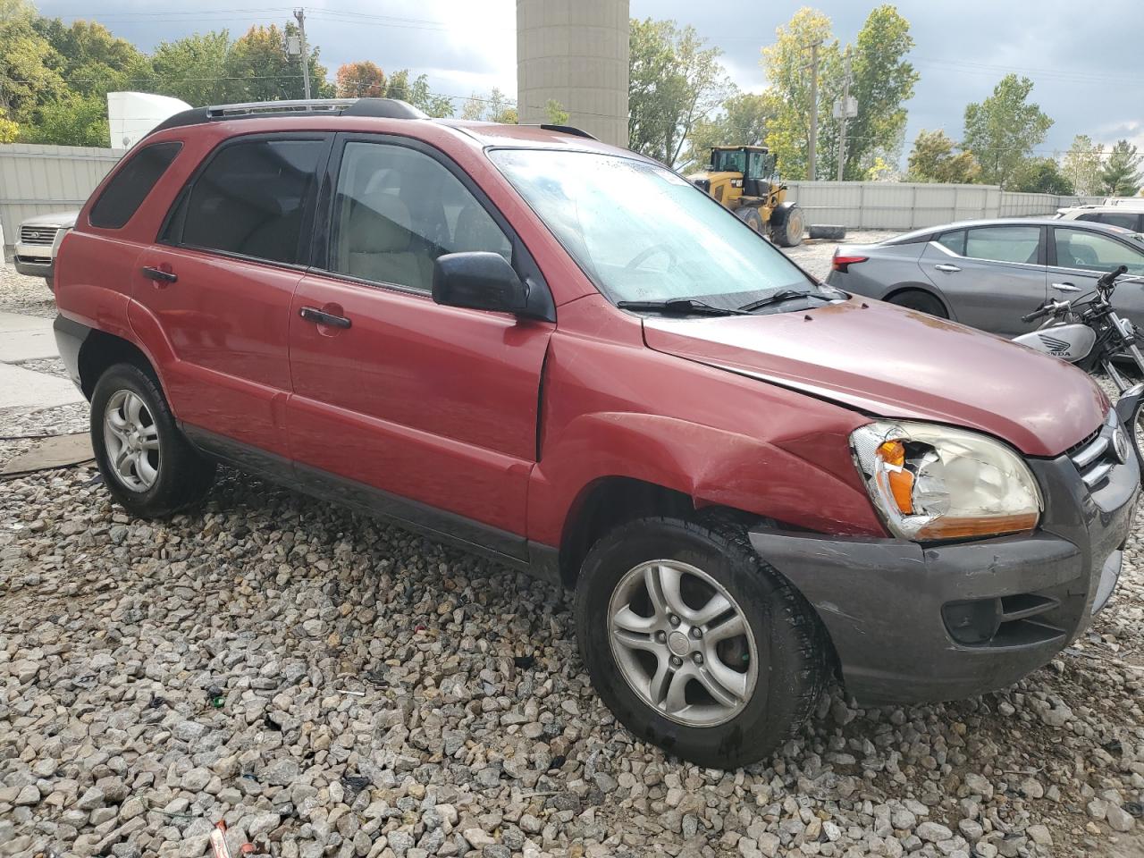 2005 Kia New Sportage Бордовый vin: KNDJF723X57099492
