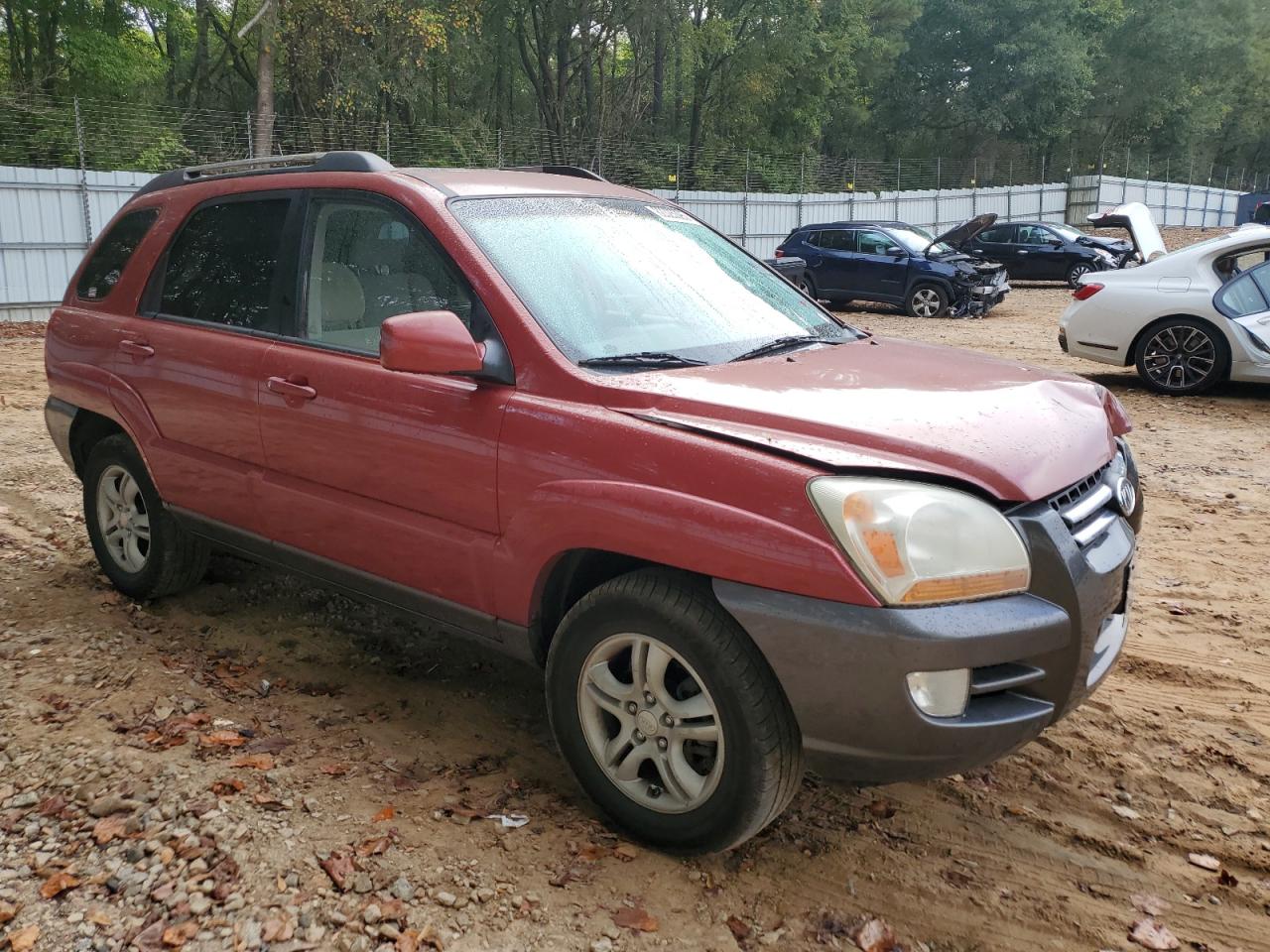 2006 Kia New Sportage Красный vin: KNDJF723X67148742