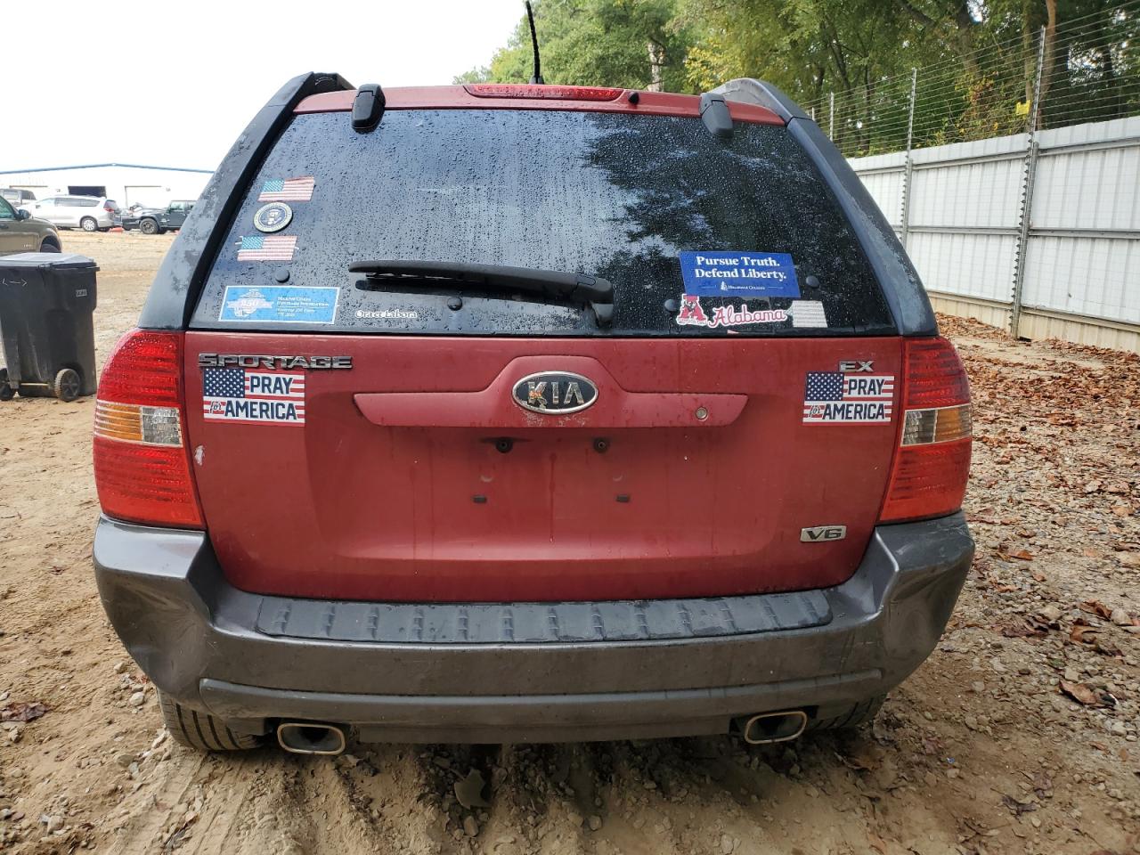 2006 Kia New Sportage Красный vin: KNDJF723X67148742