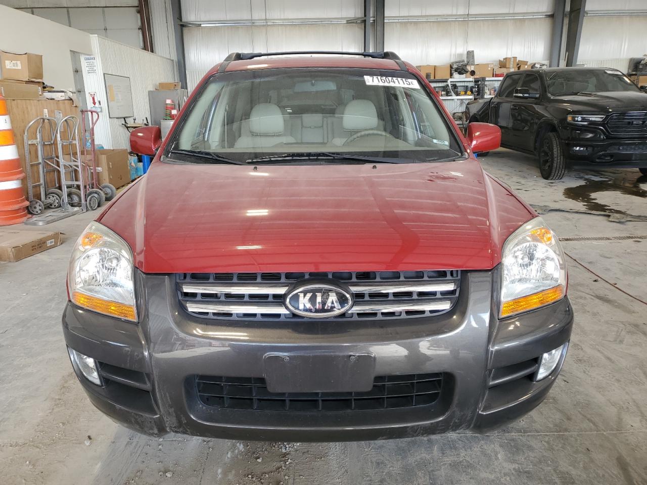 2006 Kia New Sportage Темно-бордовый vin: KNDJF723X67200824