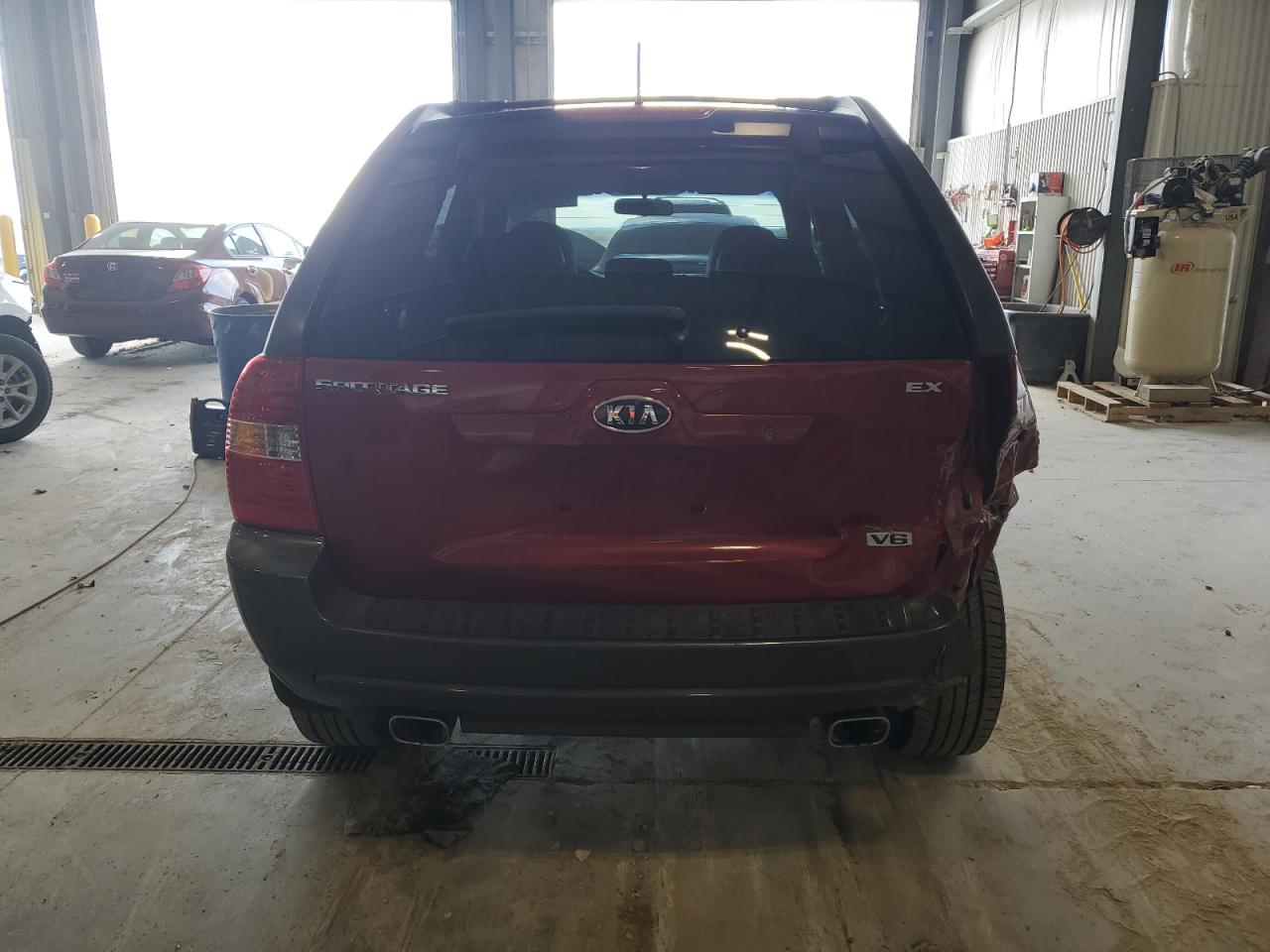 2006 Kia New Sportage Темно-бордовый vin: KNDJF723X67200824