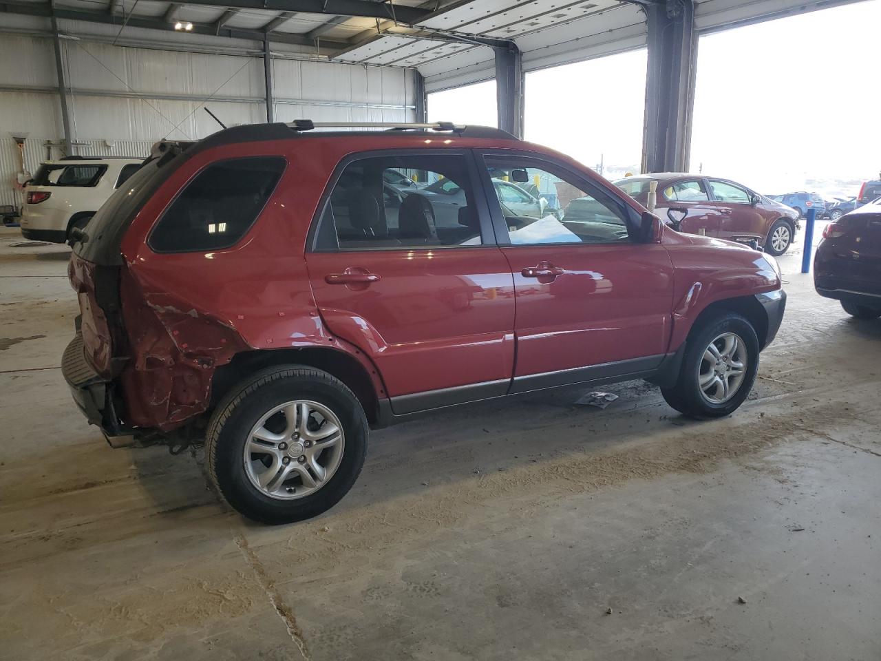 2006 Kia New Sportage Темно-бордовый vin: KNDJF723X67200824
