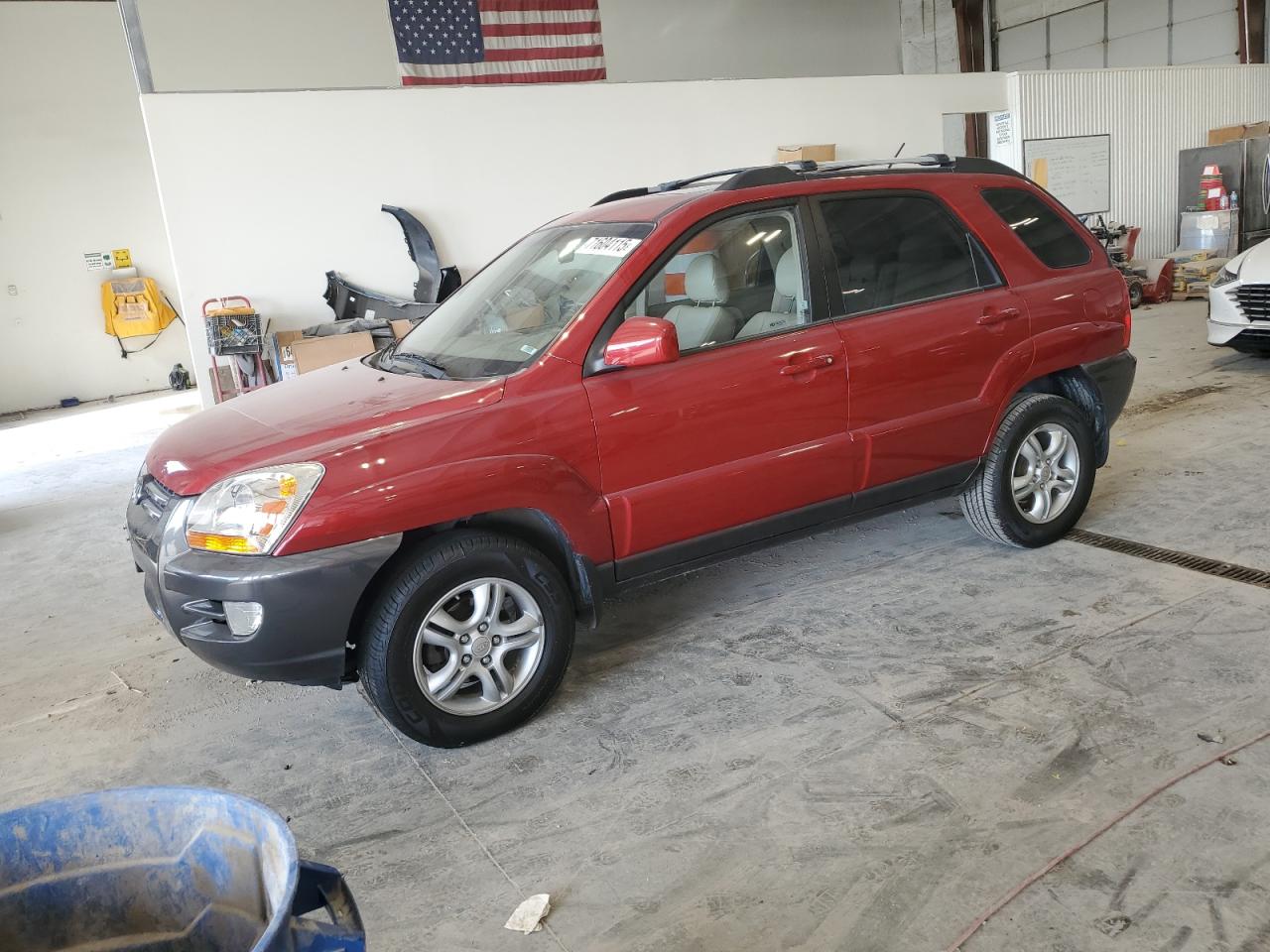 2006 Kia New Sportage Темно-бордовый vin: KNDJF723X67200824