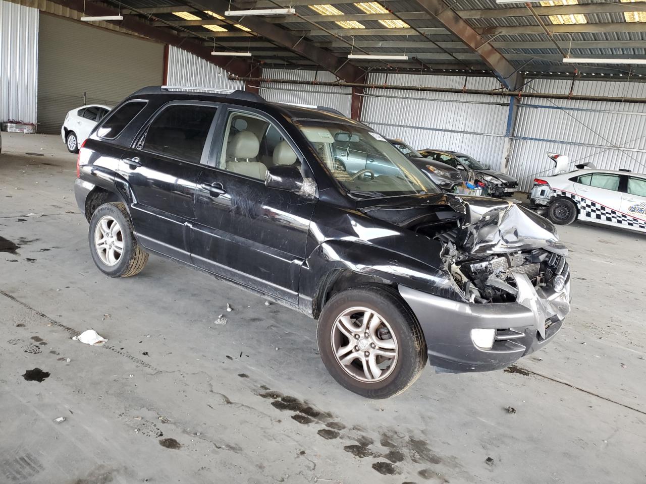 2006 Kia New Sportage Black vin: KNDJF723X67240871