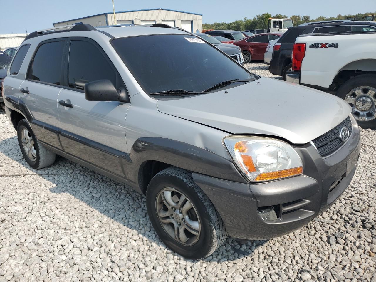 2006 Kia New Sportage Gray vin: KNDJF723X67265303
