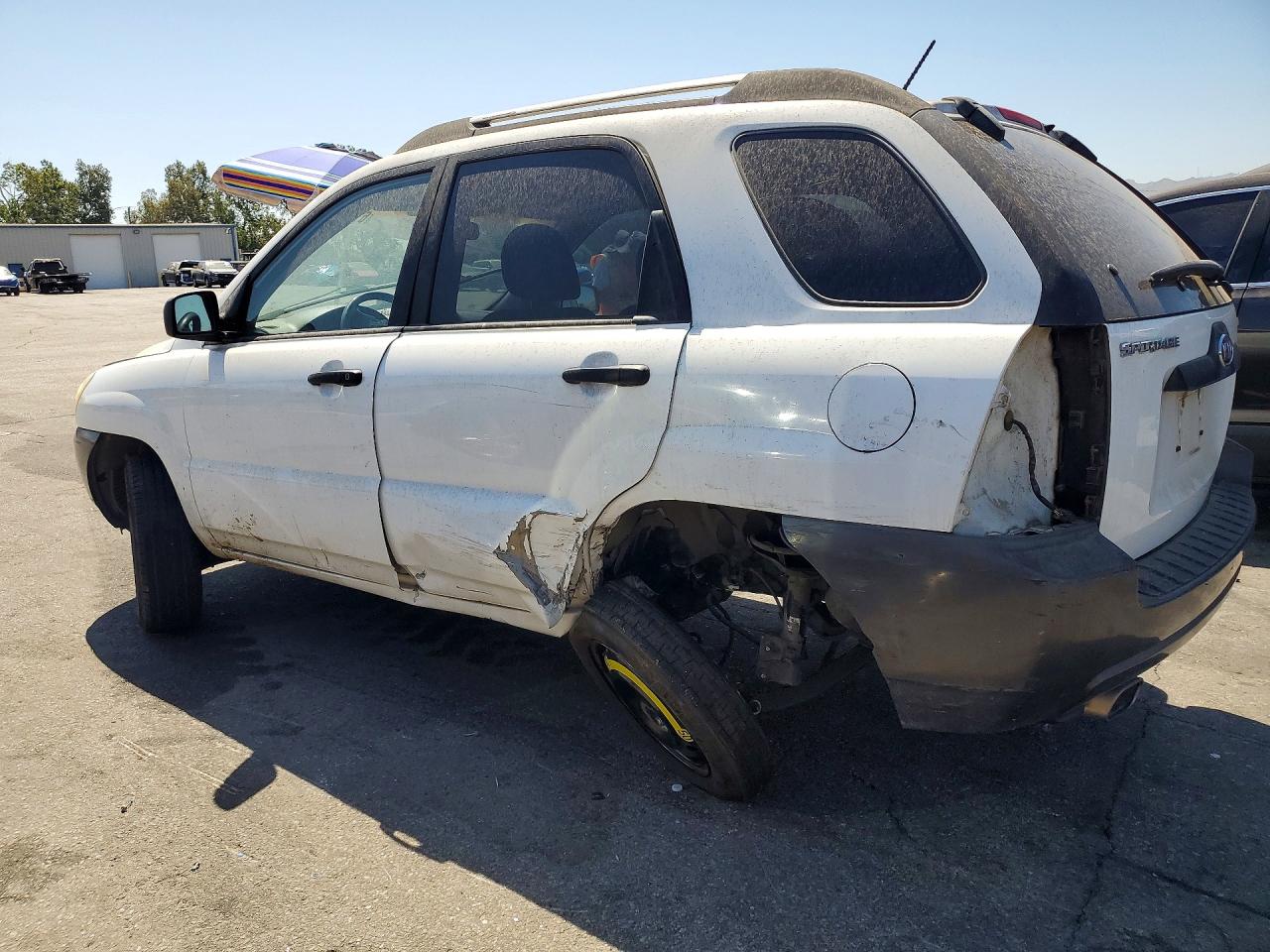 2006 Kia Sportage Lx White vin: KNDJF723X67282280
