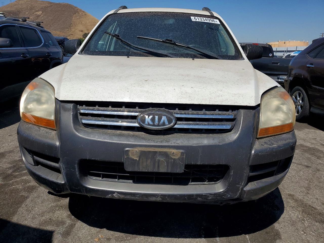 2006 Kia Sportage Lx White vin: KNDJF723X67282280