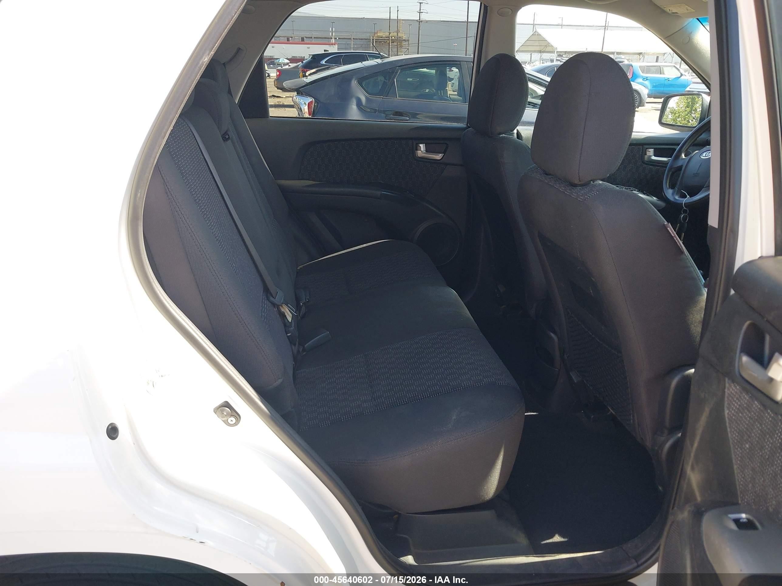 2008 Kia Sportage Lx V6 White vin: KNDJF723X87506974