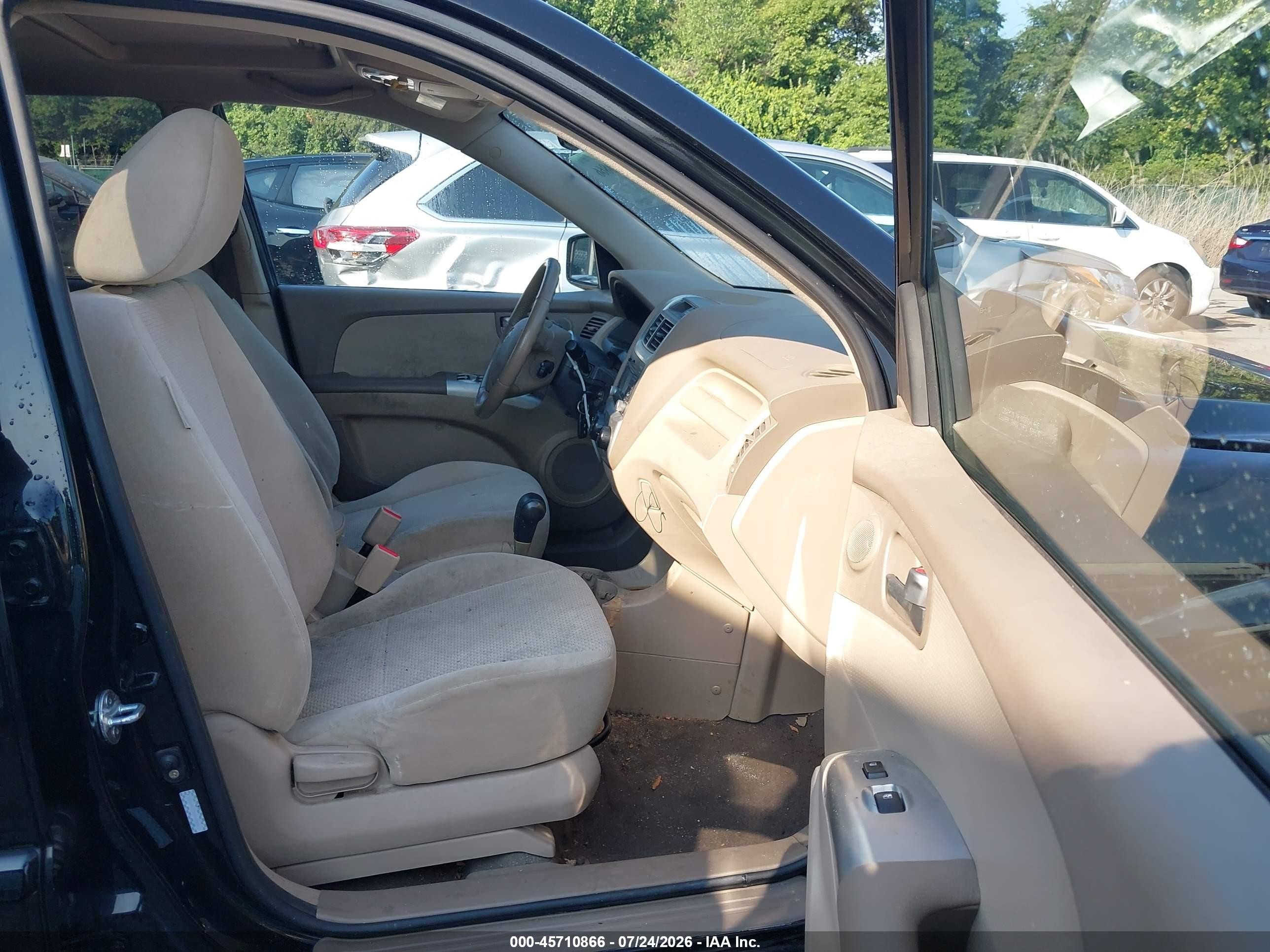 2009 Kia Sportage Ex V6 Black vin: KNDJF723X97628459