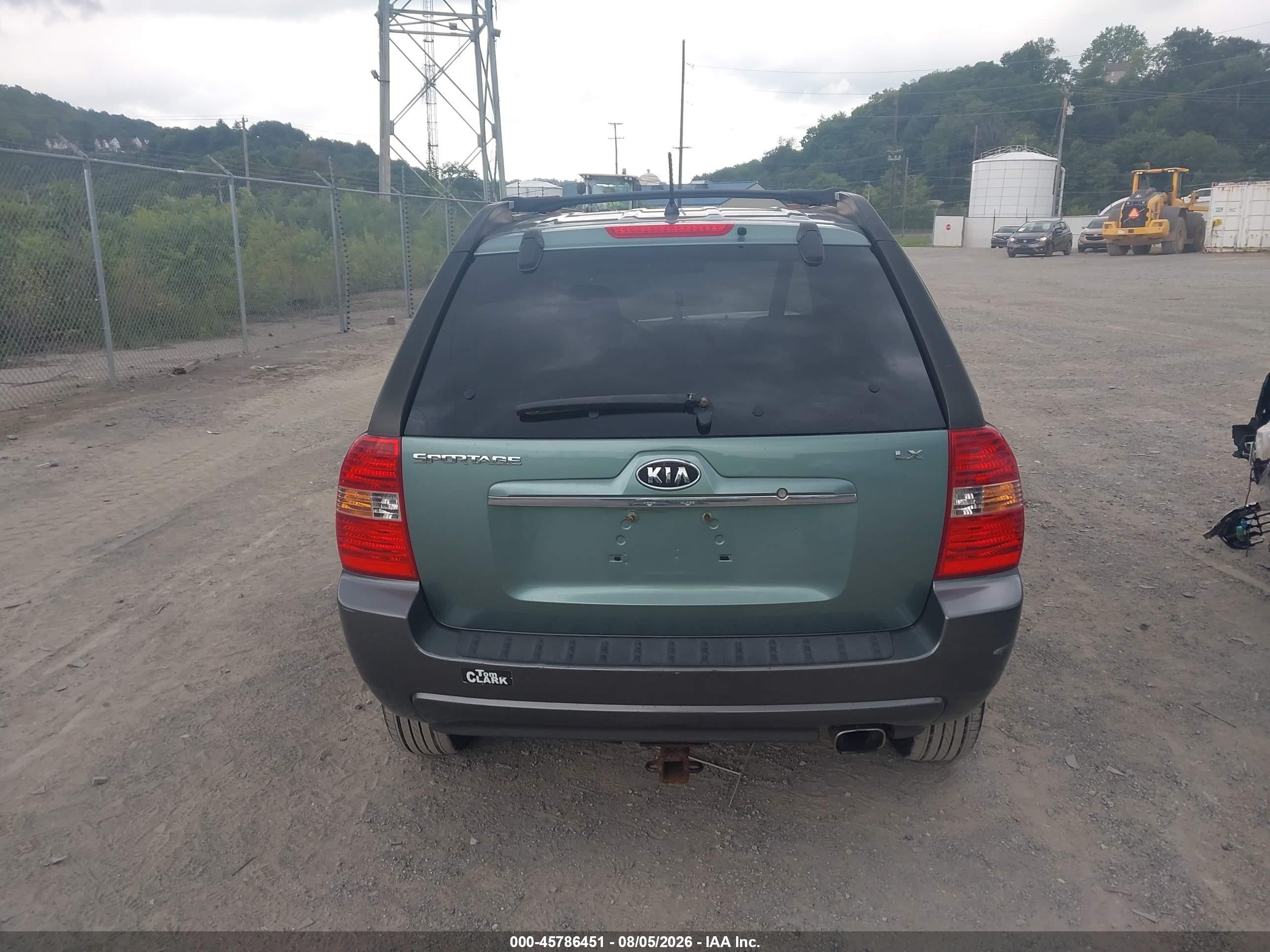 2008 Kia Sportage Lx Зеленый vin: KNDJF724087467353
