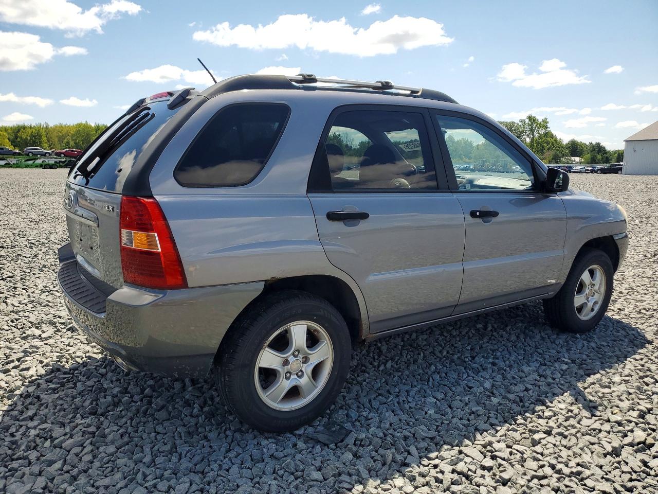 2008 Kia Sportage Lx Gray vin: KNDJF724087529785