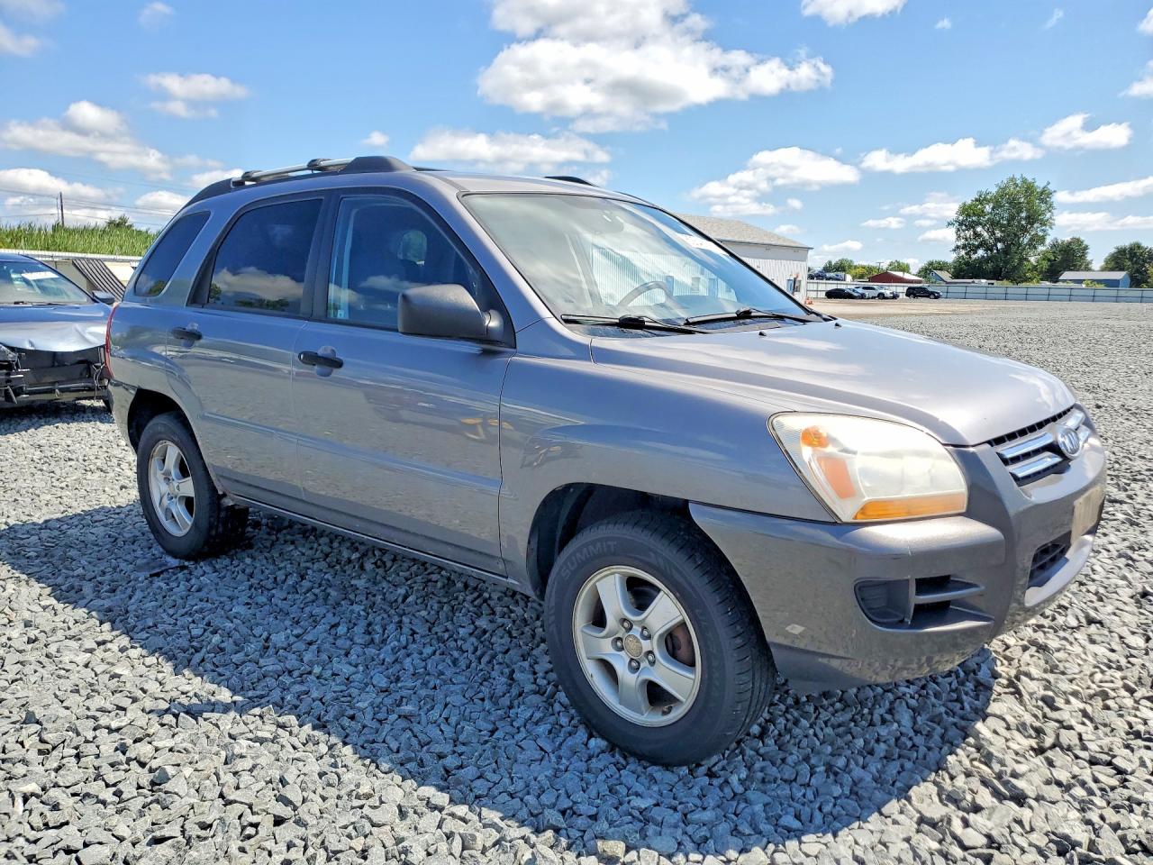 2008 Kia Sportage Lx Gray vin: KNDJF724087529785
