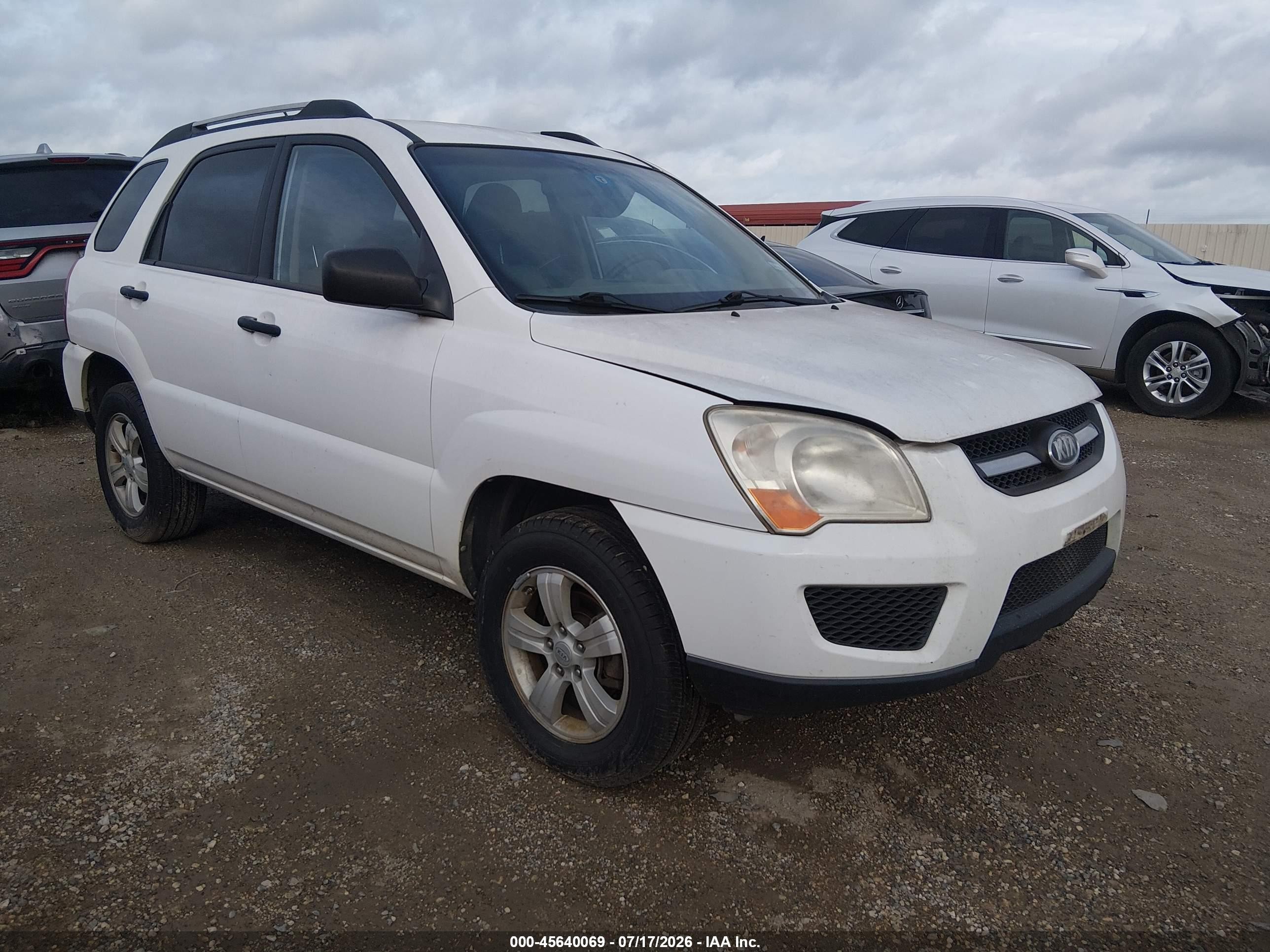 2009 Kia Sportage Lx Белый vin: KNDJF724097590734