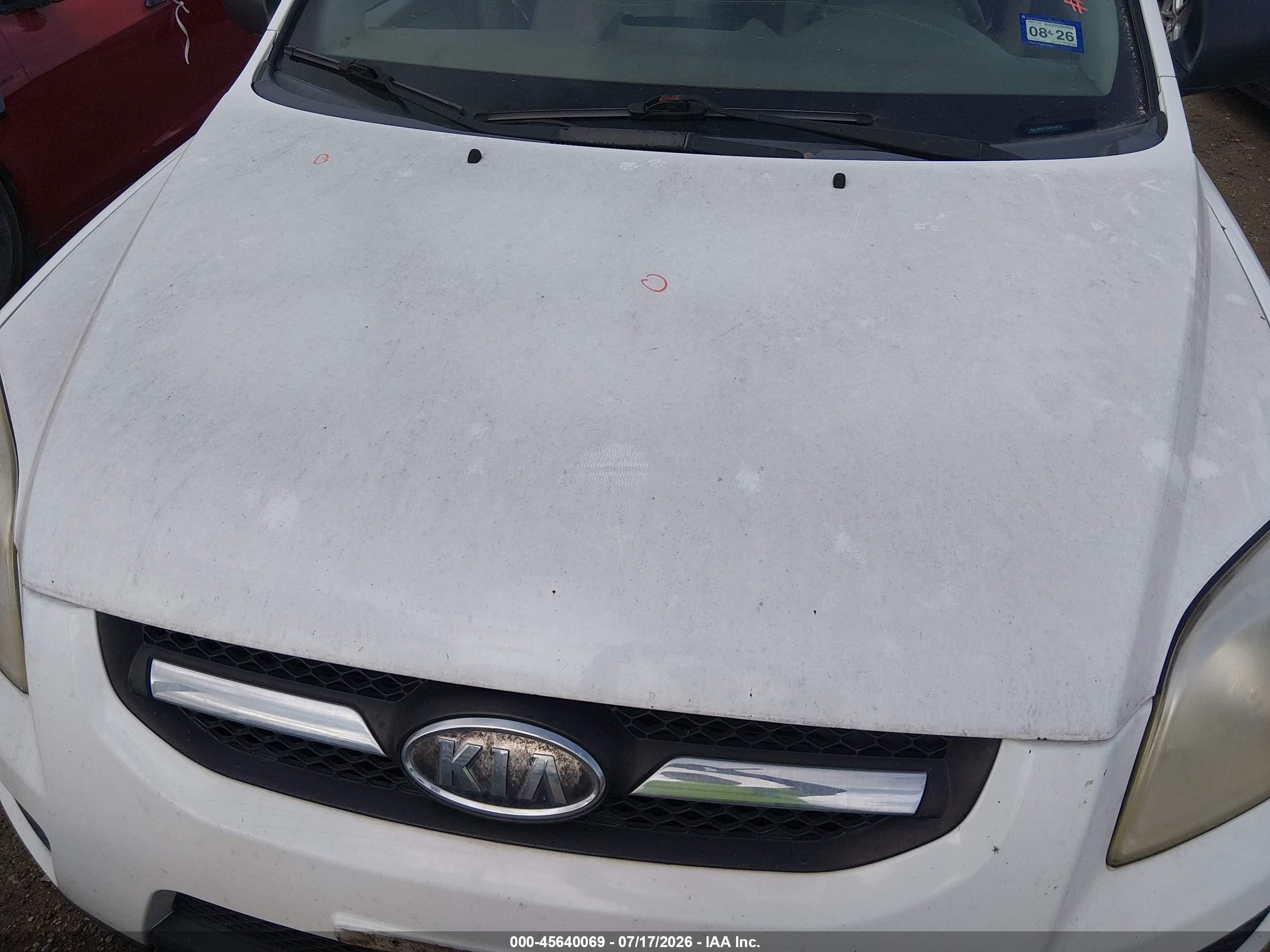 2009 Kia Sportage Lx White vin: KNDJF724097590734