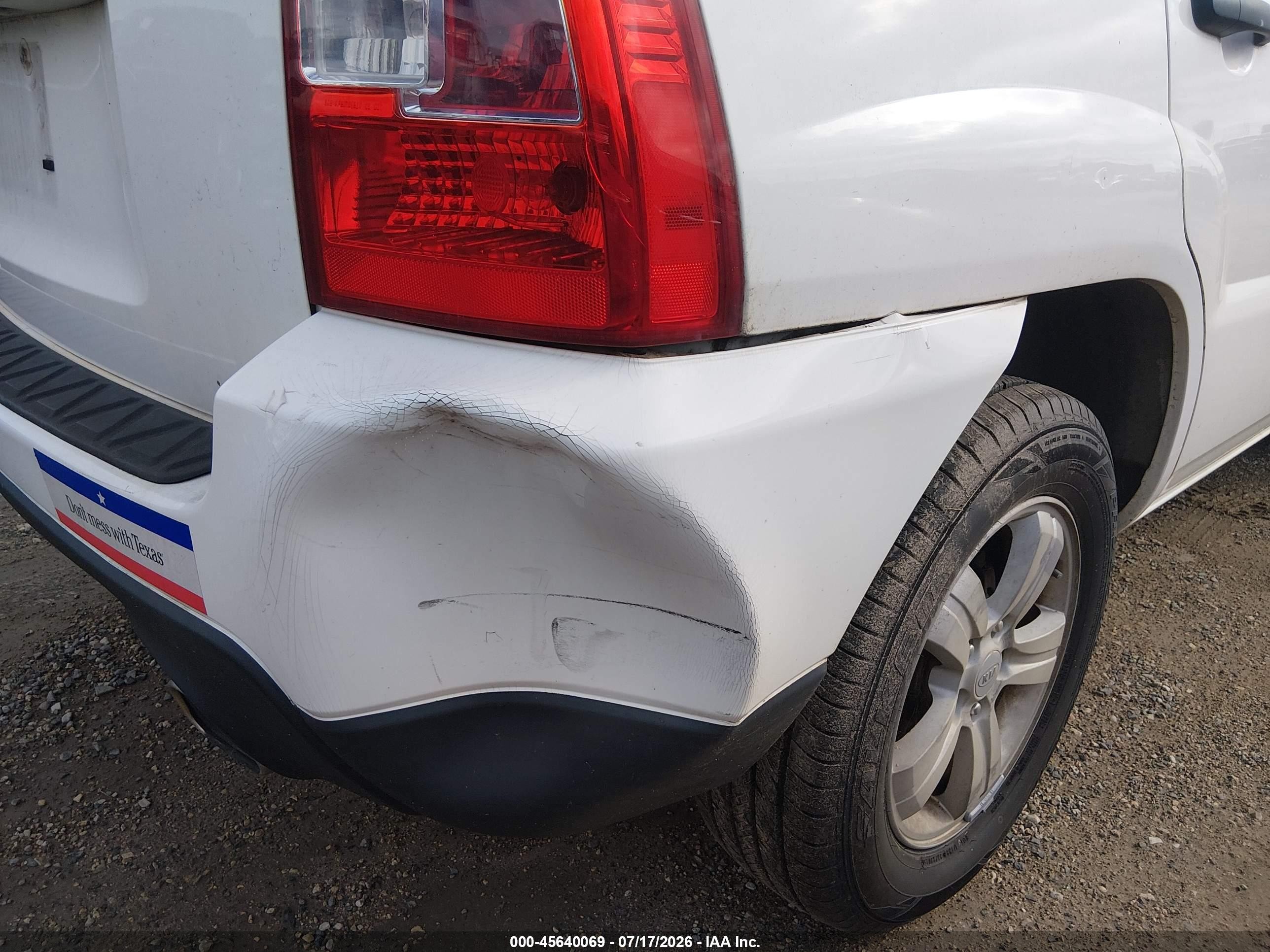 2009 Kia Sportage Lx White vin: KNDJF724097590734