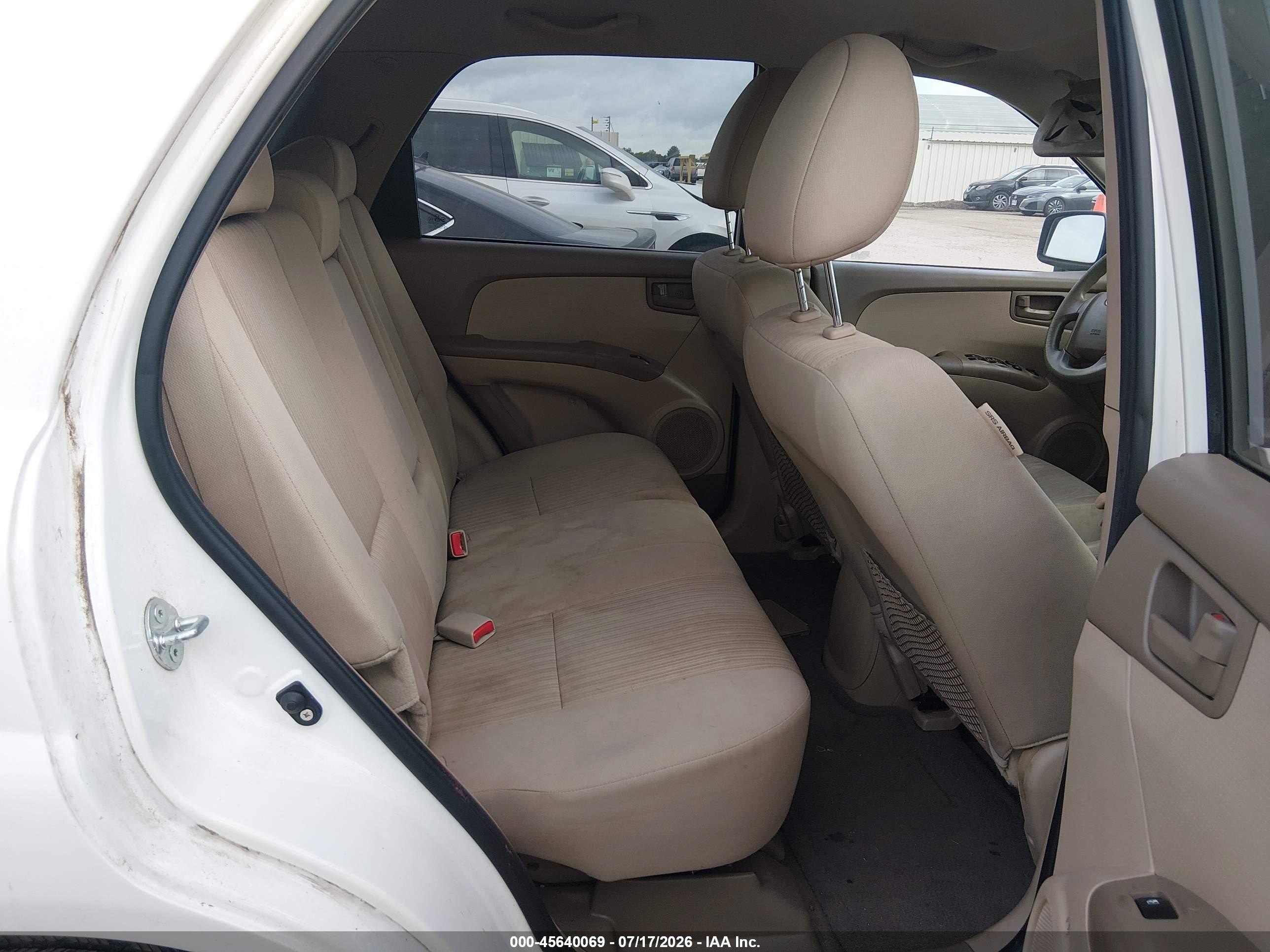 2009 Kia Sportage Lx White vin: KNDJF724097590734