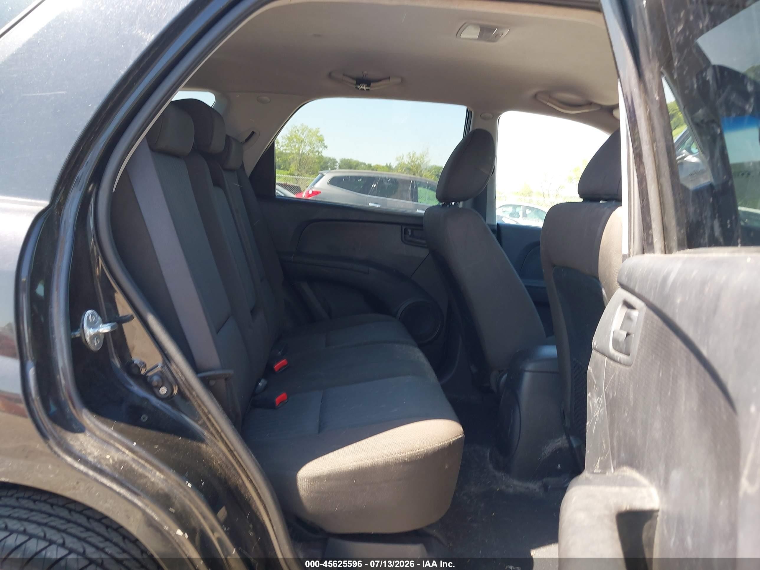 2009 Kia Sportage Lx Black vin: KNDJF724097592242