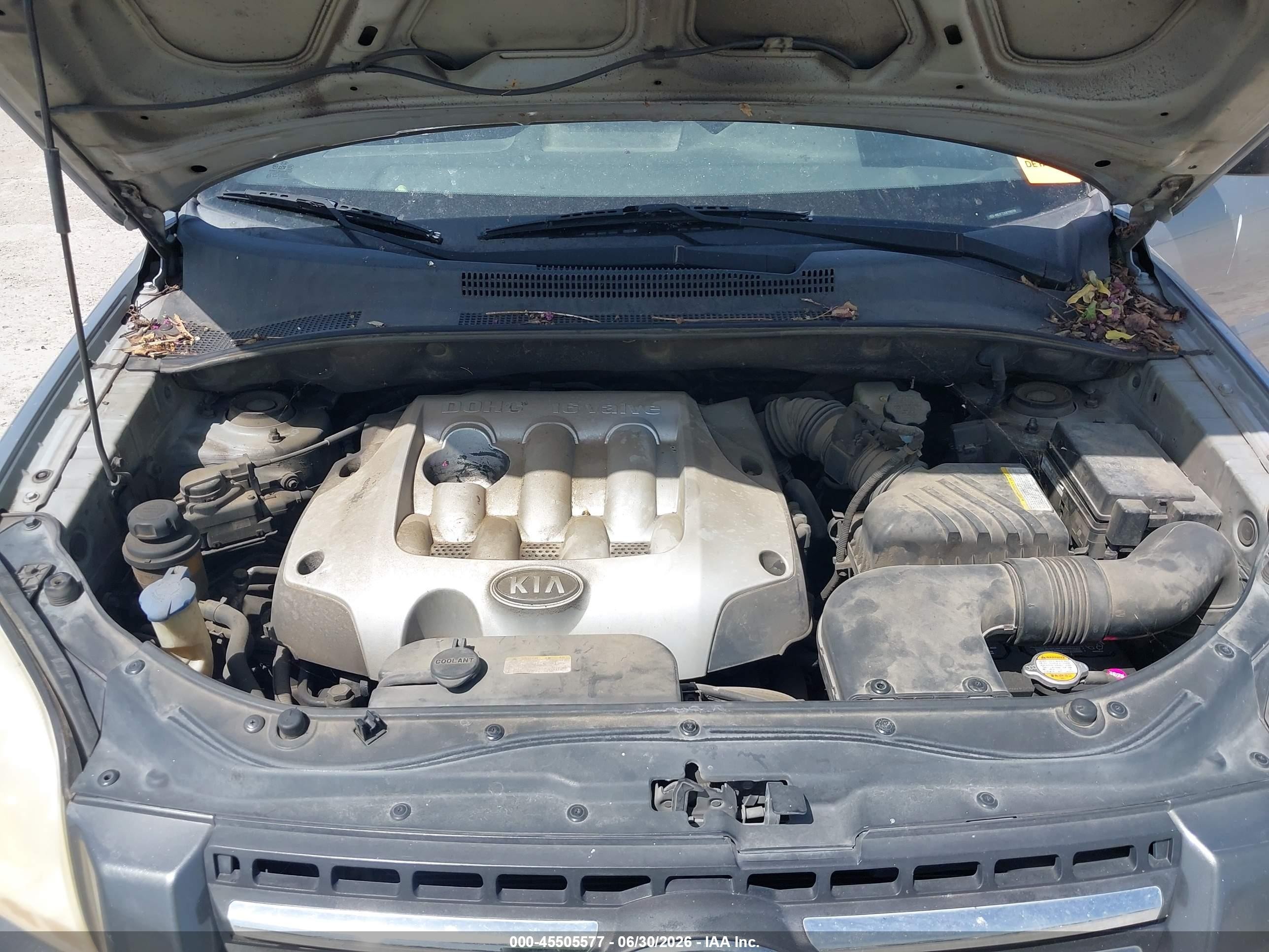 2006 Kia Sportage Lx Gray vin: KNDJF724167189799