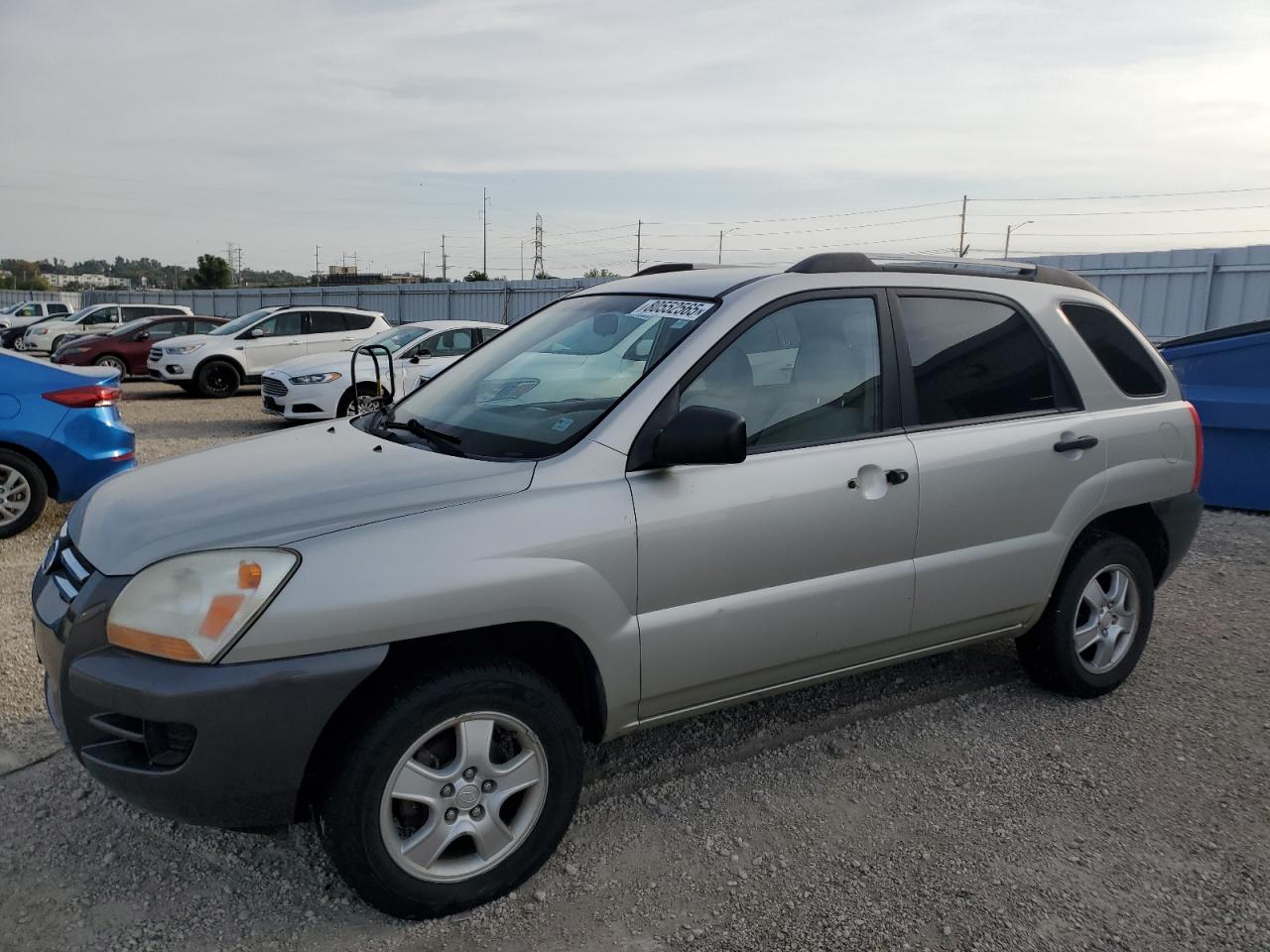 2006 Kia New Sportage Silver vin: KNDJF724167291314