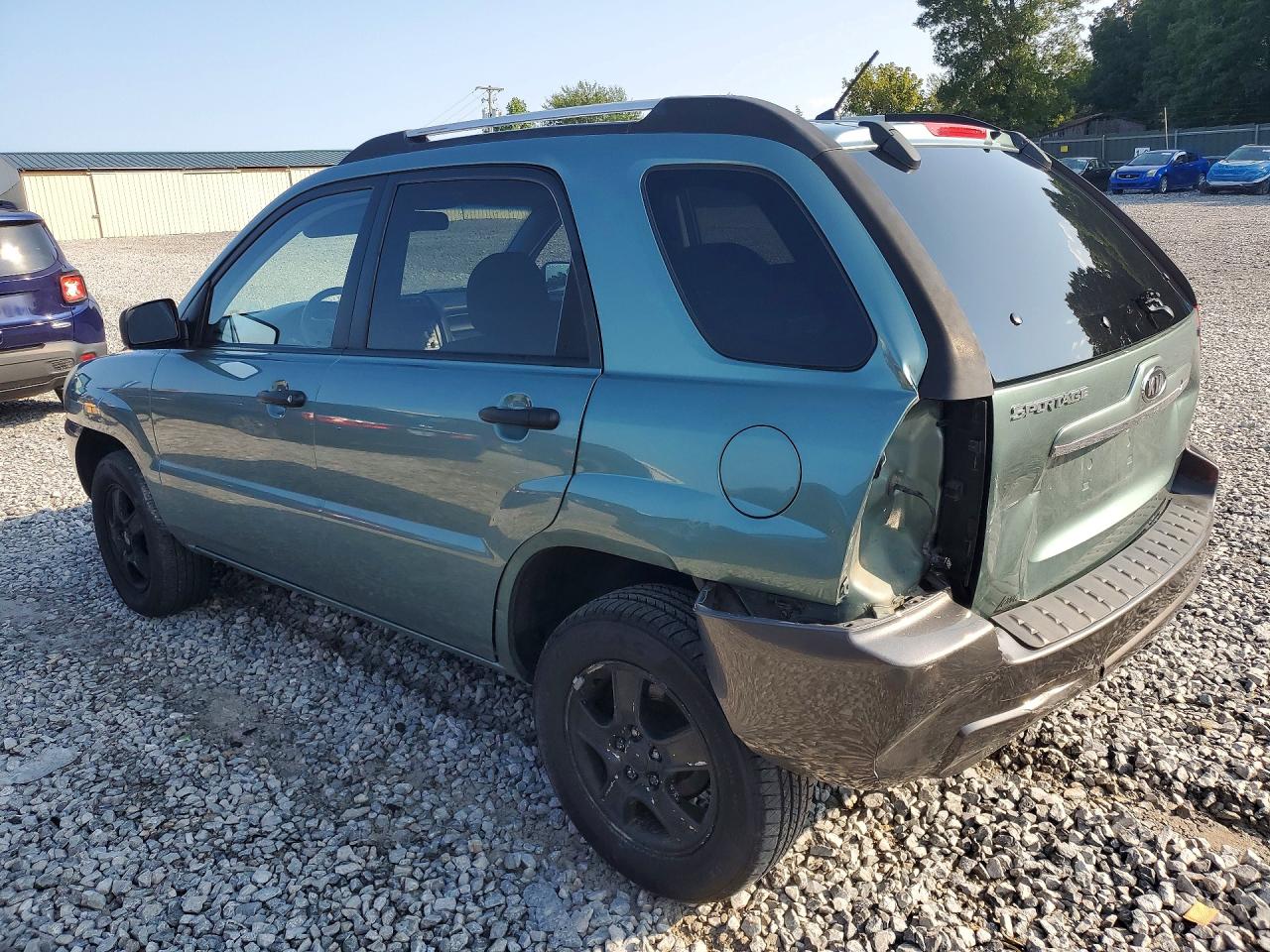 2007 Kia Sportage Lx Green vin: KNDJF724177322482