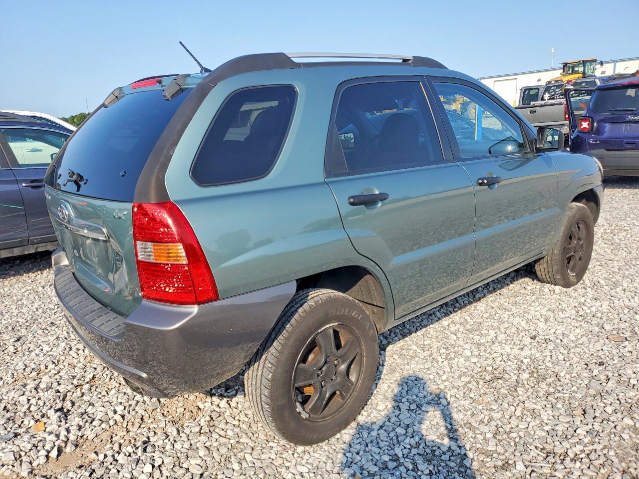 2007 Kia Sportage Lx Green vin: KNDJF724177322482
