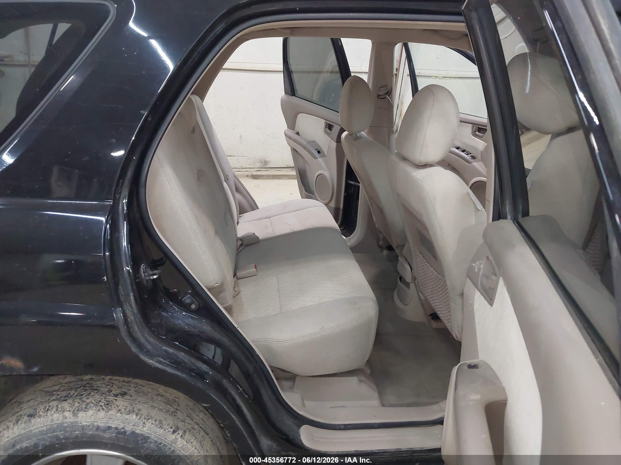 2007 Kia Sportage Lx Black vin: KNDJF724177356339
